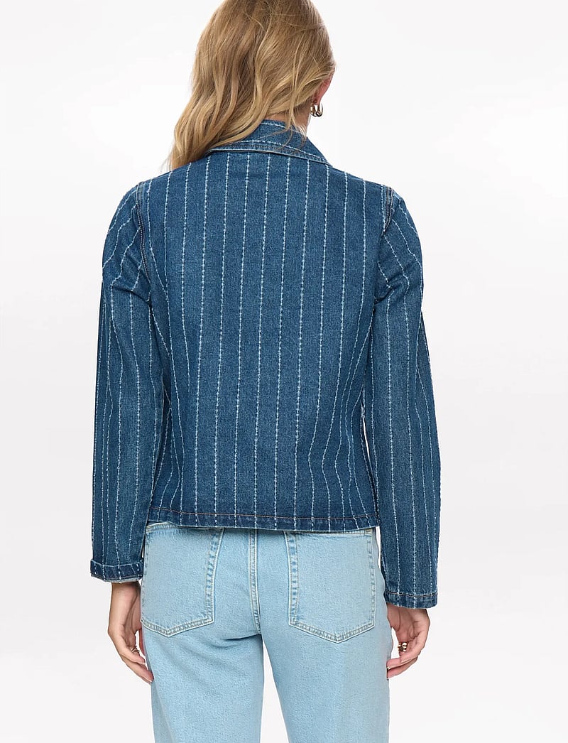 Nümph - NUATLANTA JACKET - frühlingsjacken - medium blue denim - 3