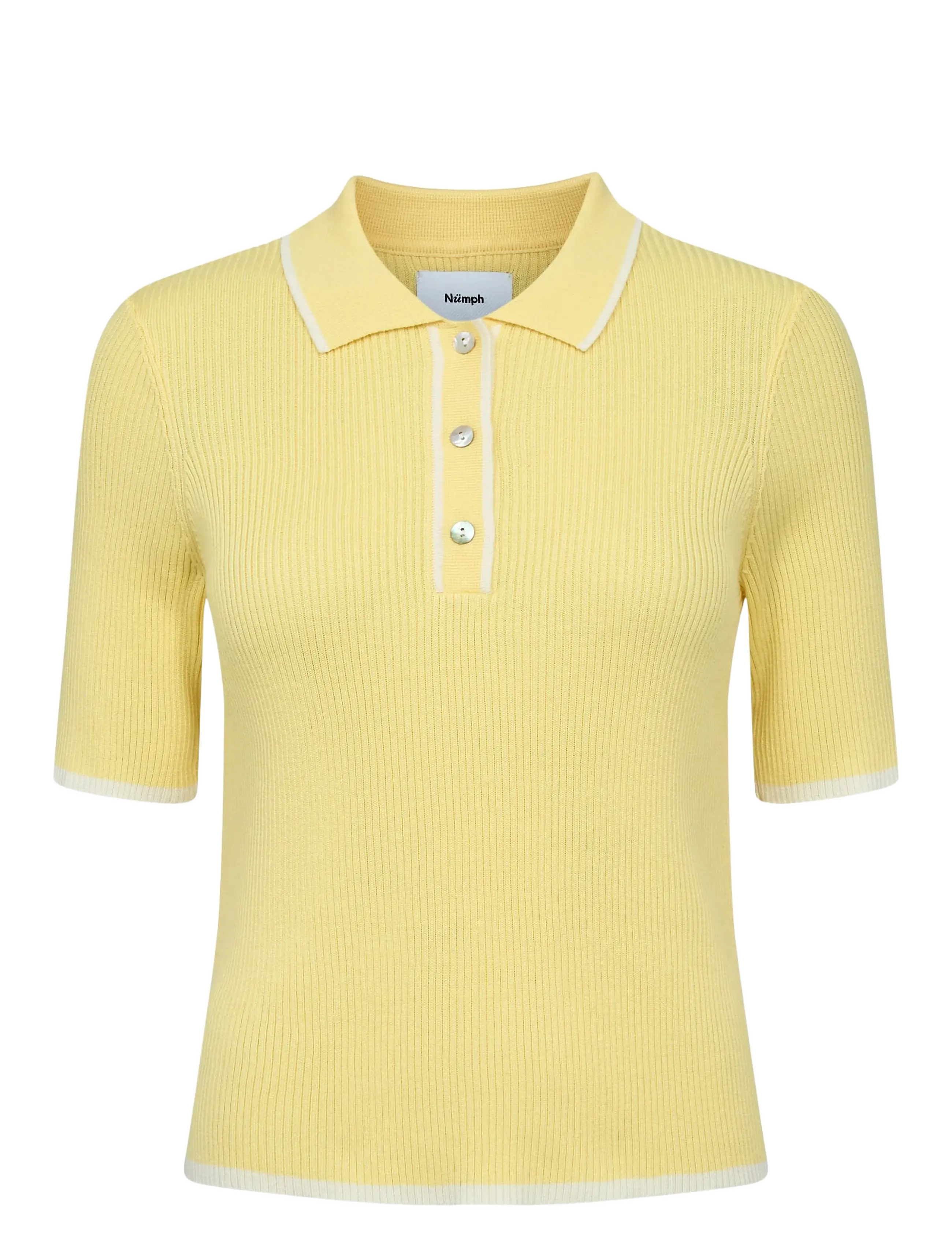 Nümph NUALORA PULLOVER - Strickmode - POPCORN / yellow