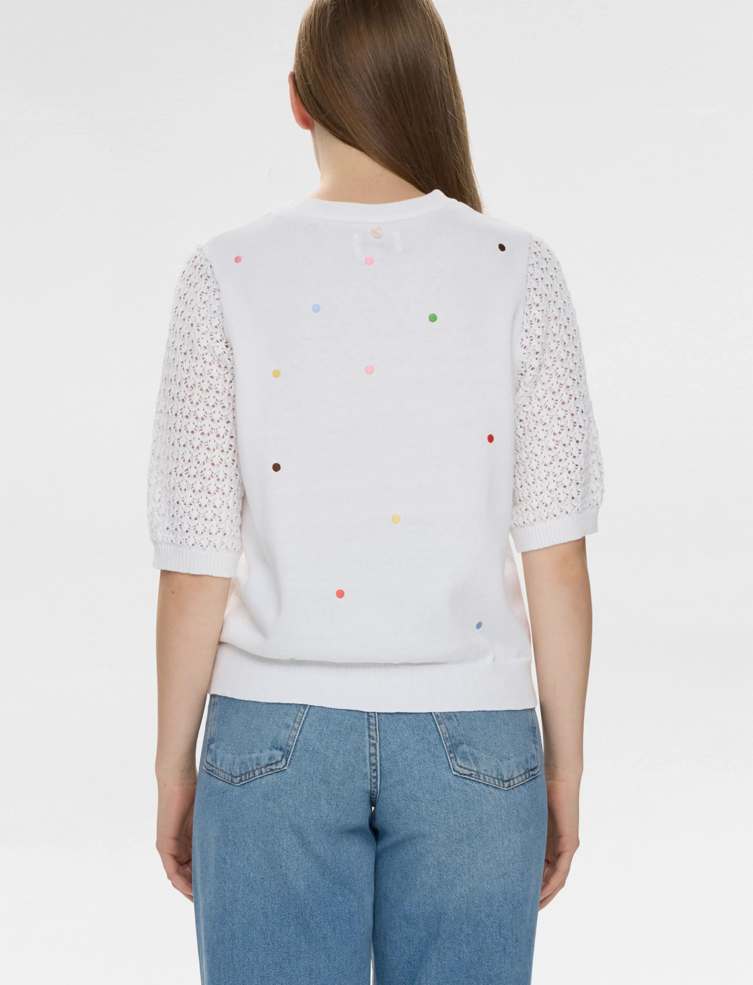 Nümph - NULULO PULLOVER - gebreide truien - cloud dancer - 3