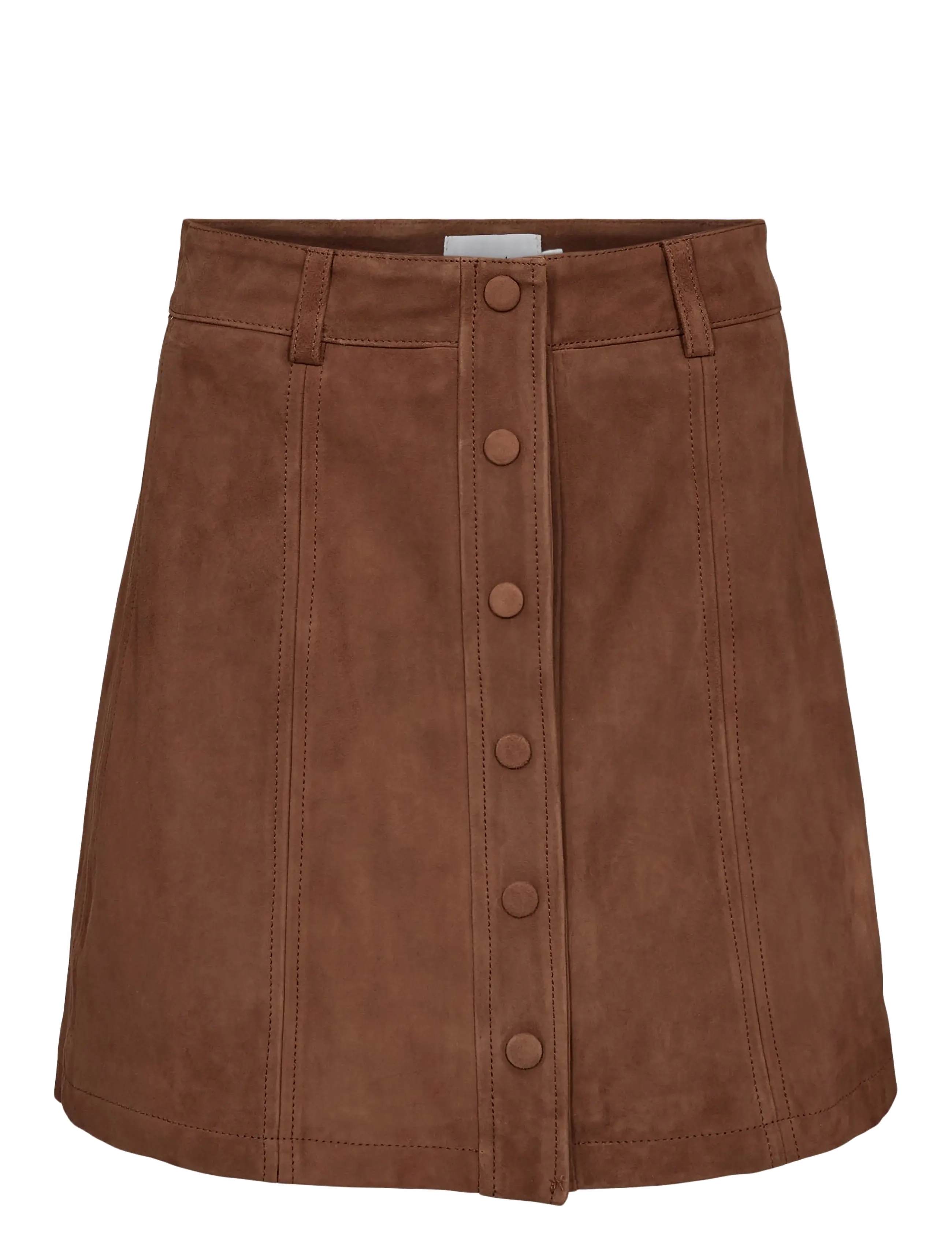 Nümph NUJIGGA SUEDE SKIRT - Röcke - EMPERADOR / brown