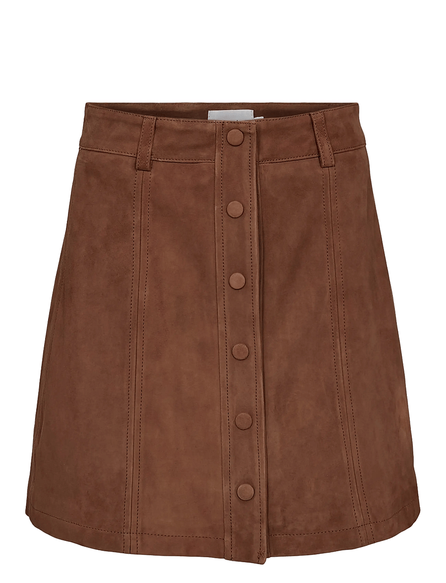 Nümph - NUJIGGA SUEDE SKIRT - skinnkjolar - emperador - 1