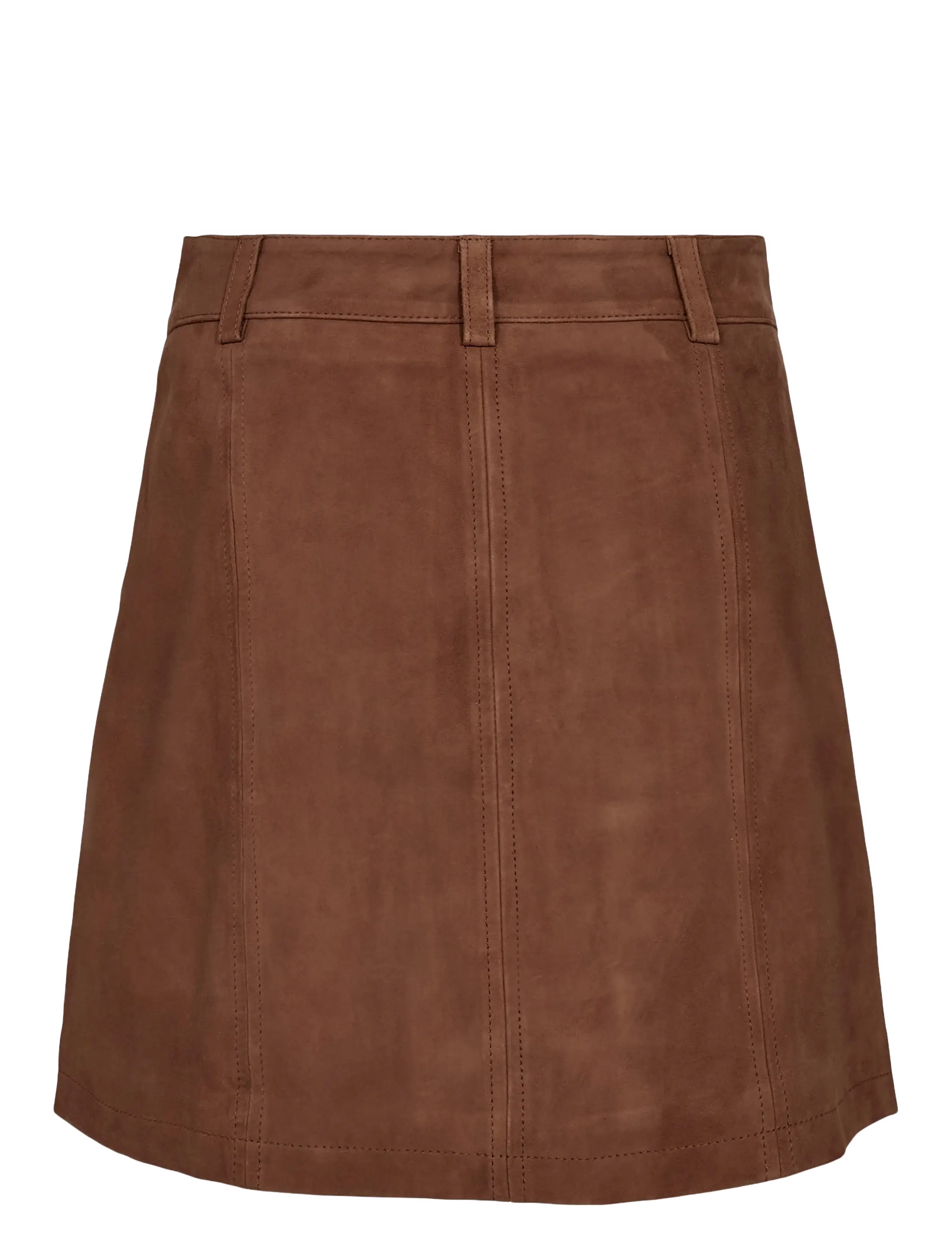 Nümph - NUJIGGA SUEDE SKIRT - lædernederdele - emperador - 2