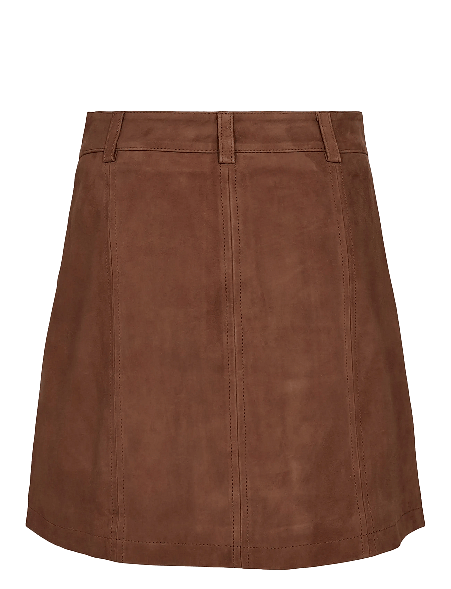 Nümph - NUJIGGA SUEDE SKIRT - lederröcke - emperador - 2