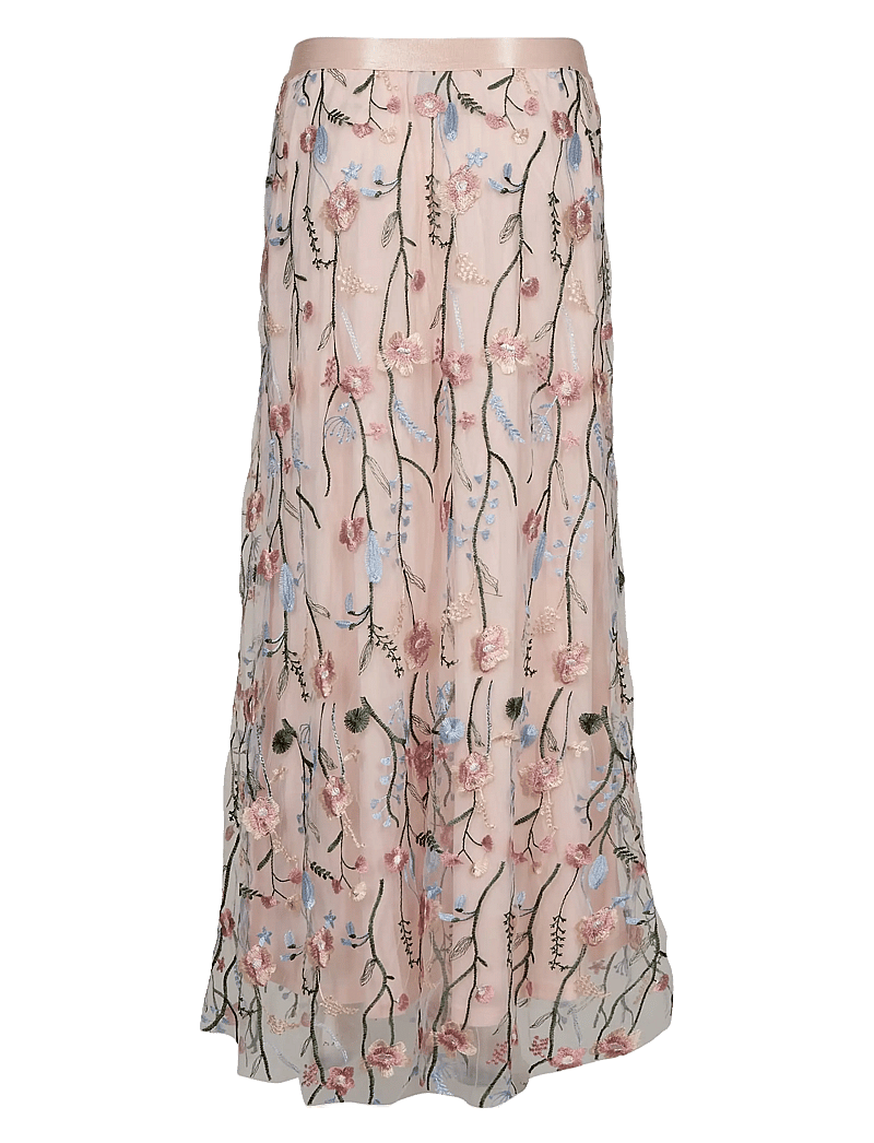 Nümph - NUCORALINA SKIRT - maxi röcke - mangano calcite - 2