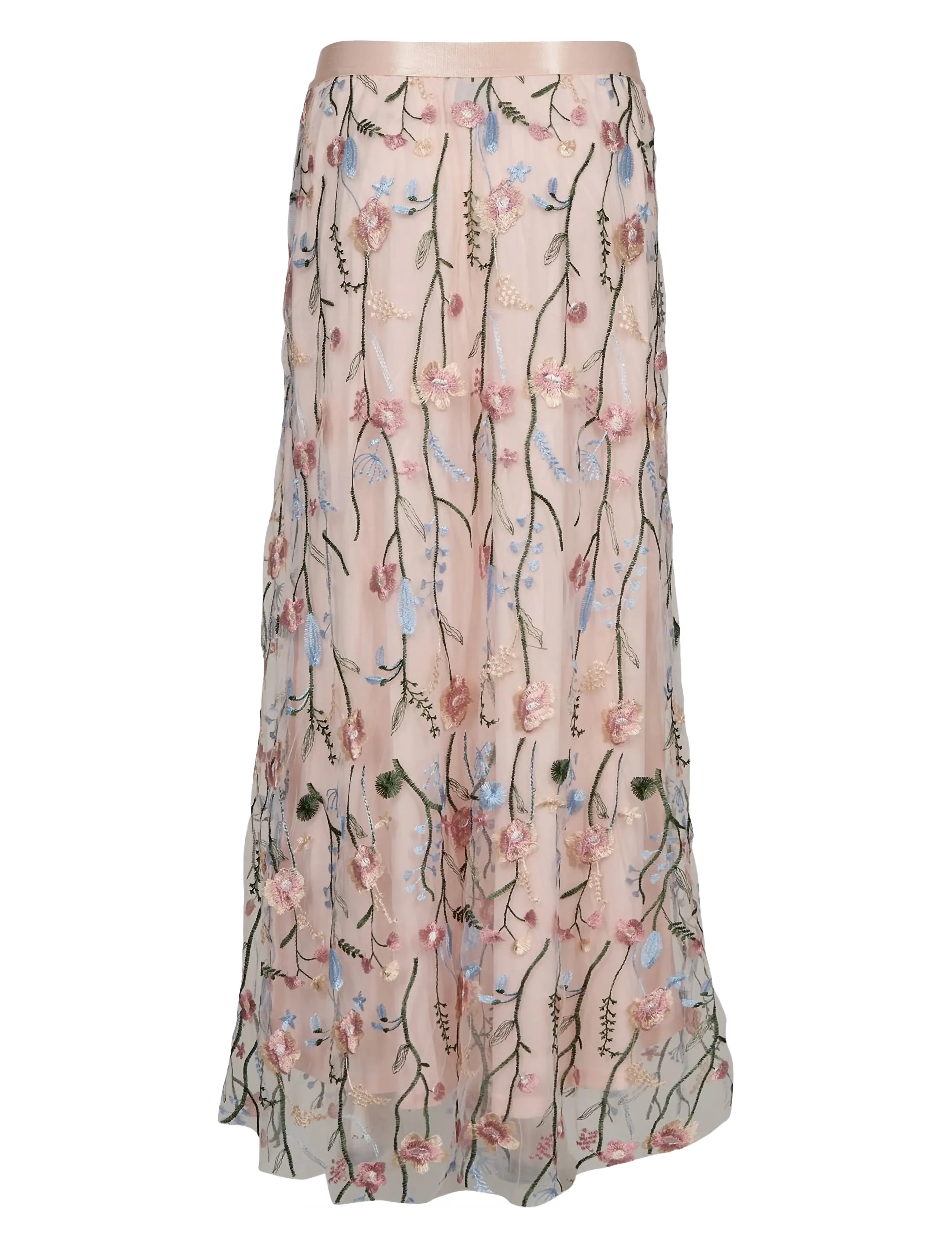 Nümph - NUCORALINA SKIRT - maxi röcke - mangano calcite - 2
