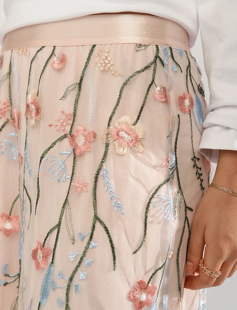 Nümph - NUCORALINA SKIRT - maxi röcke - mangano calcite - 4