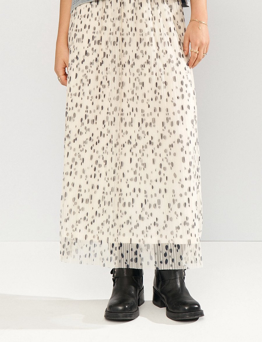 Nümph - NUDALMA MESH SKIRT - maxi röcke - pristine - 3