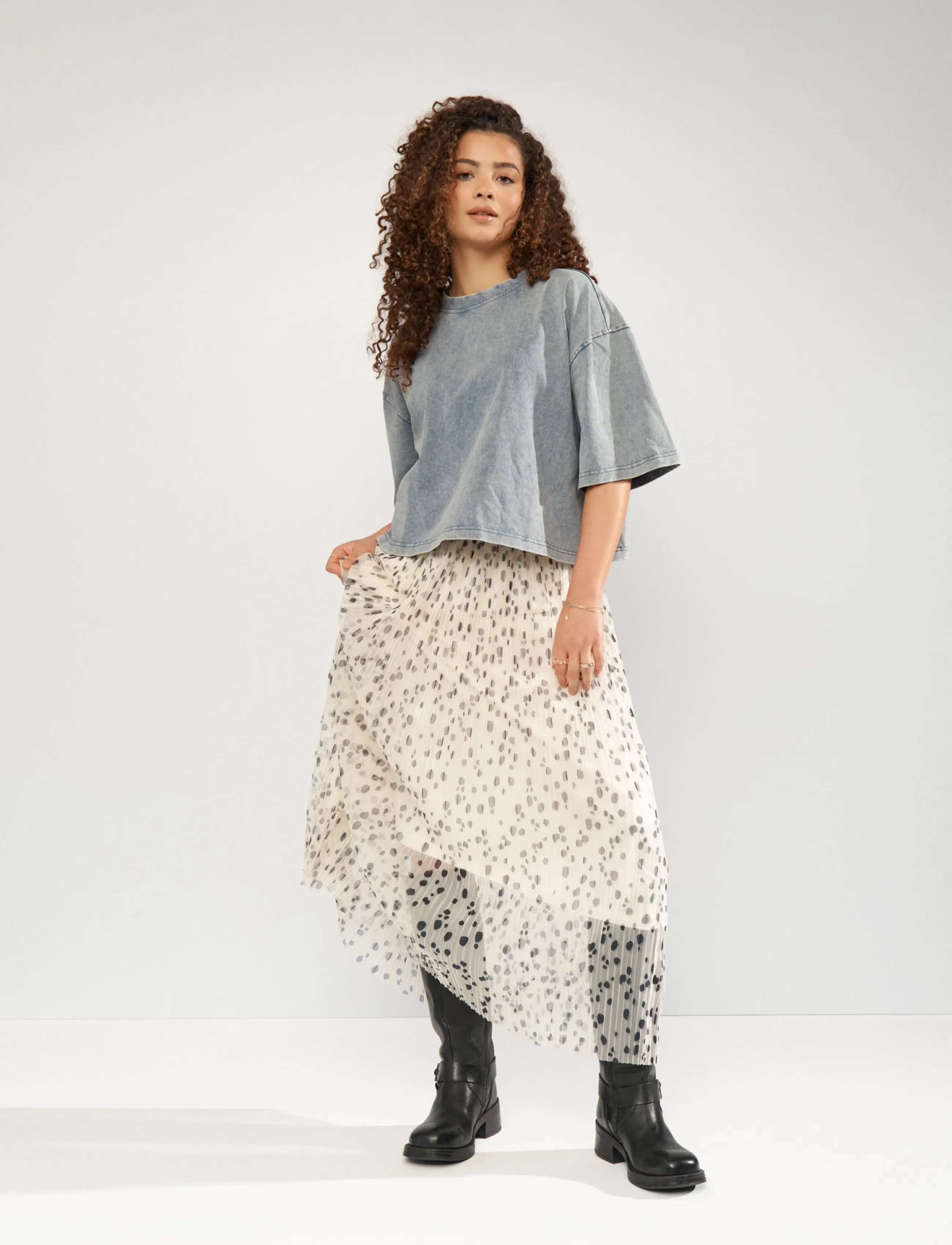 NÜMPH Nudalma Mesh Skirt maxikjolar dam – bild 5
