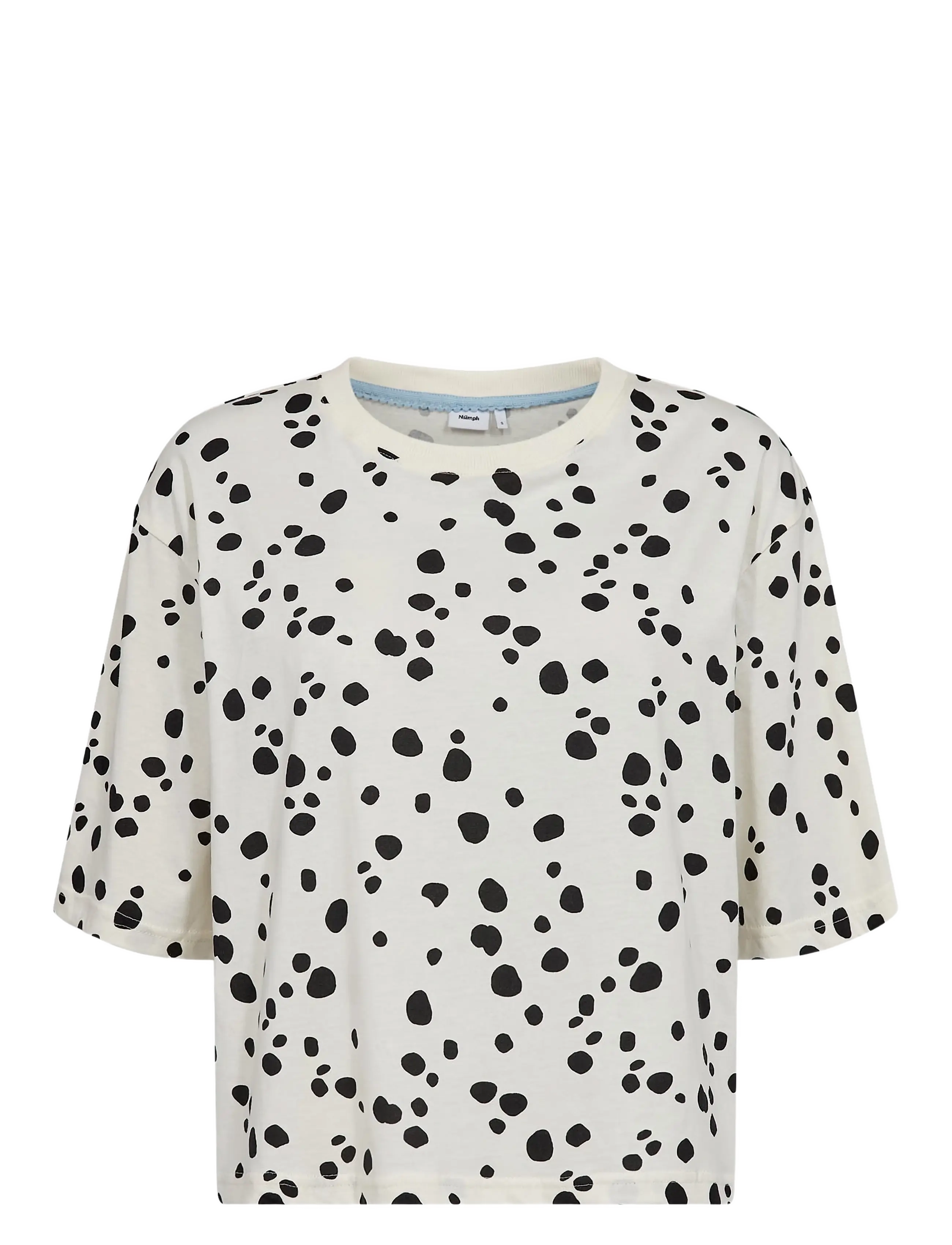 Nümph NUDALMA BOXY TEE - T-shirts & Toppe - PRISTINE / white