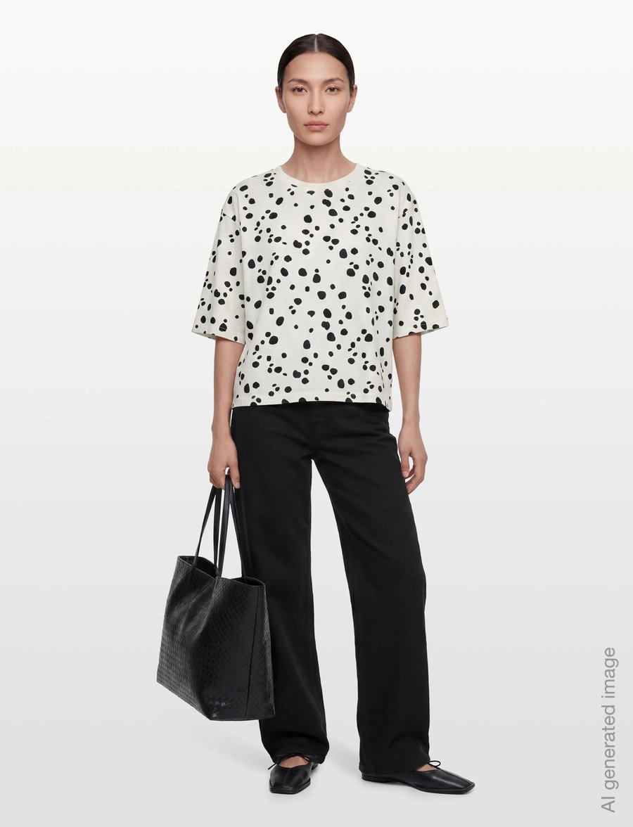 Nümph - NUDALMA BOXY TEE - t-särgid - pristine - 0