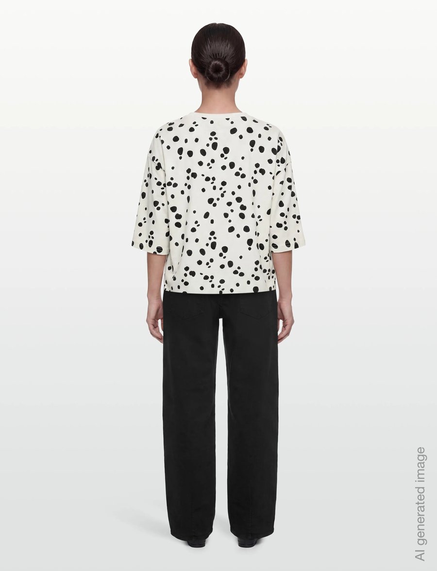 Nümph - NUDALMA BOXY TEE - t-särgid - pristine - 4