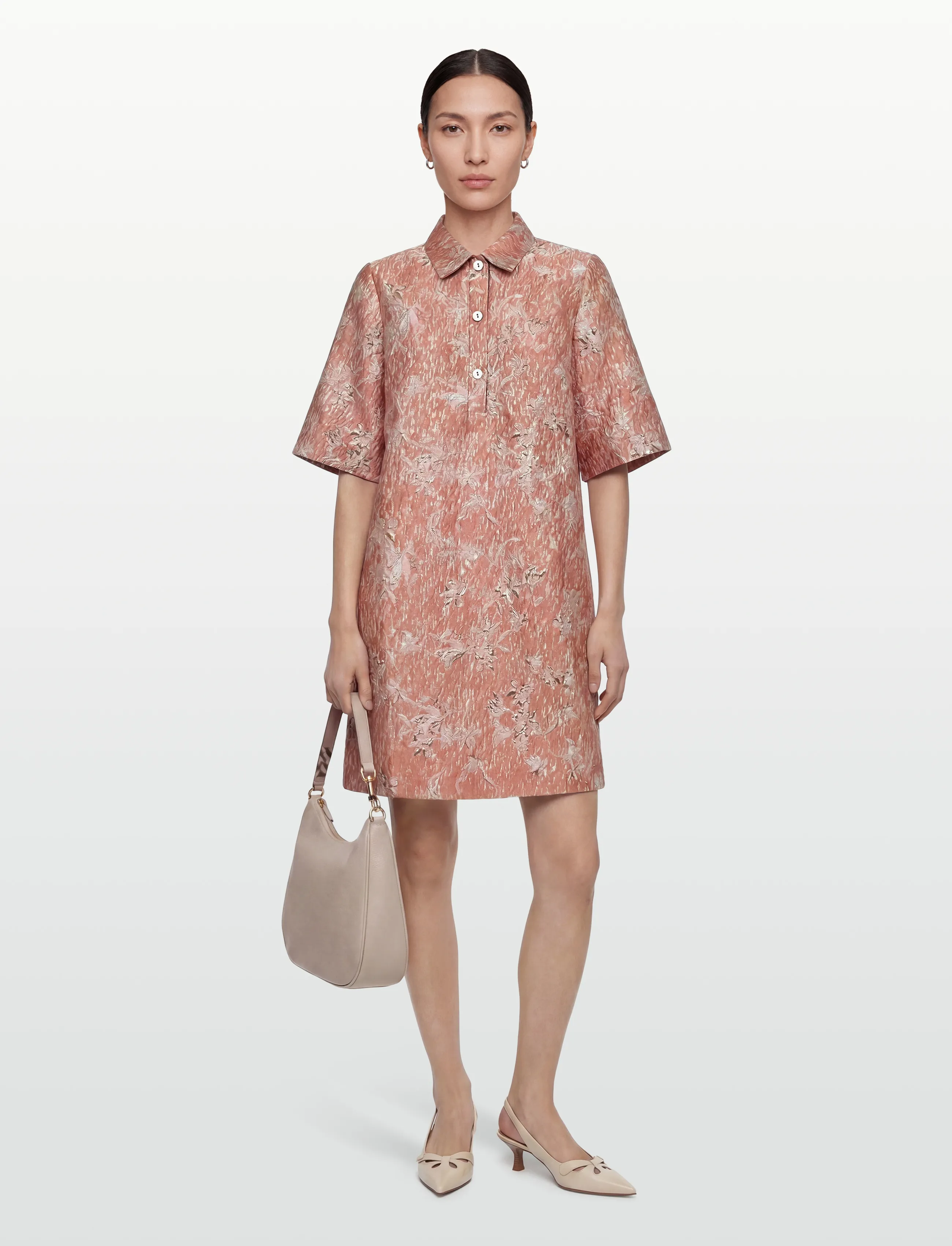 Nümph Nujackie Dress, 42, Pink, Kjoler > Skjortekjoler, Dame