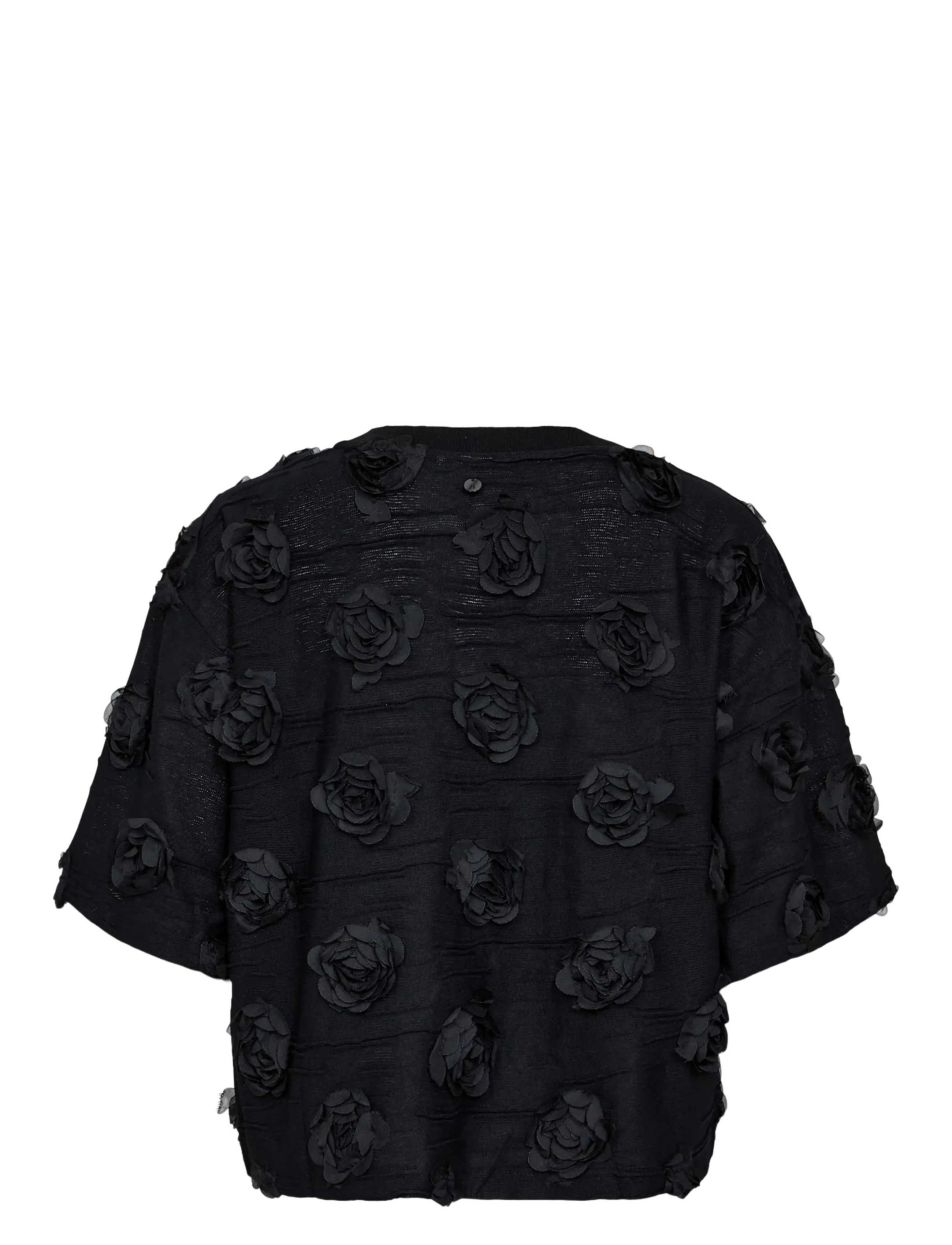 Nümph - NUROSIE T-SHIRT - t-shirts - caviar - 1