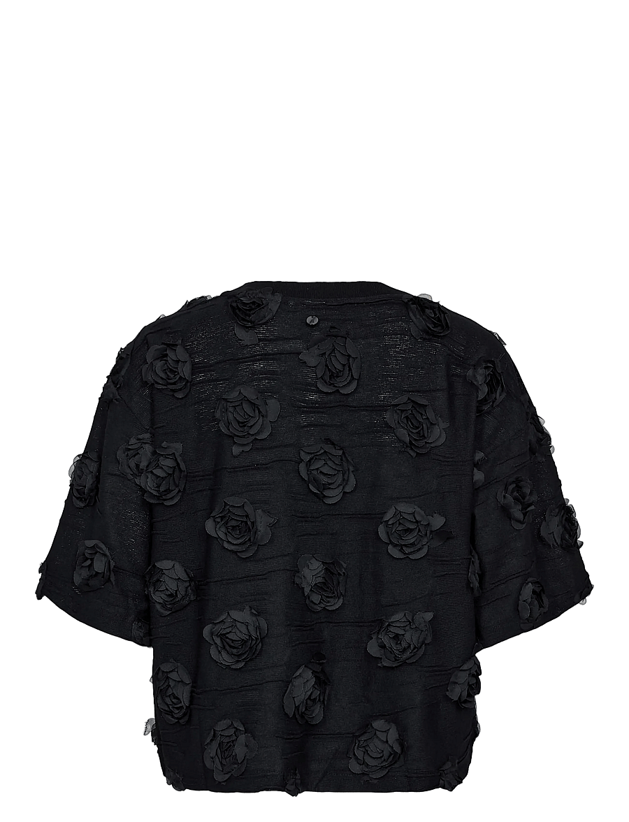 Nümph - NUROSIE T-SHIRT - t-shirts - caviar - 1