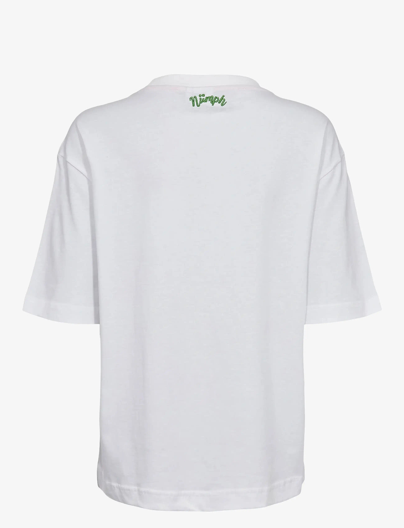 Nümph - NUOLINA T-SHIRT - t-särgid - bright white - 2