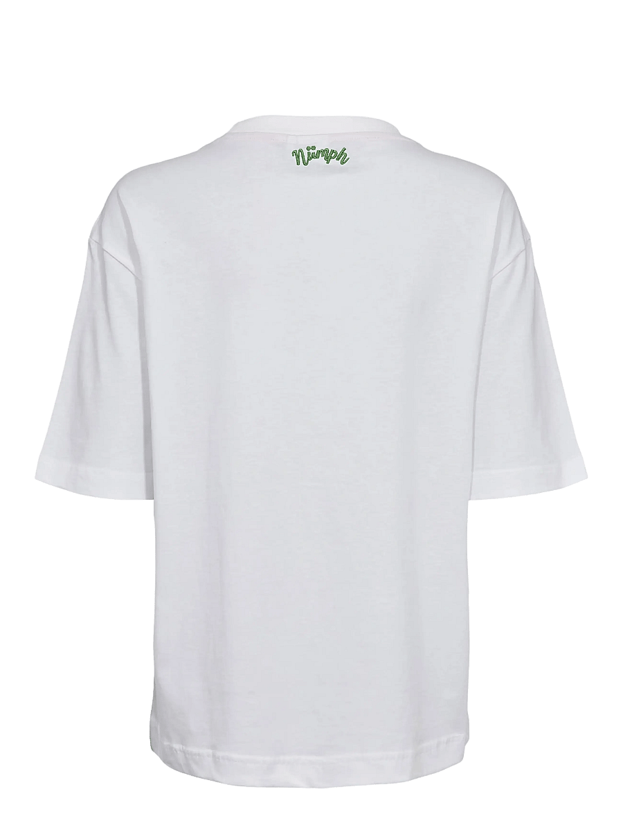 Nümph - NUOLINA T-SHIRT - t-shirts - bright white - 2