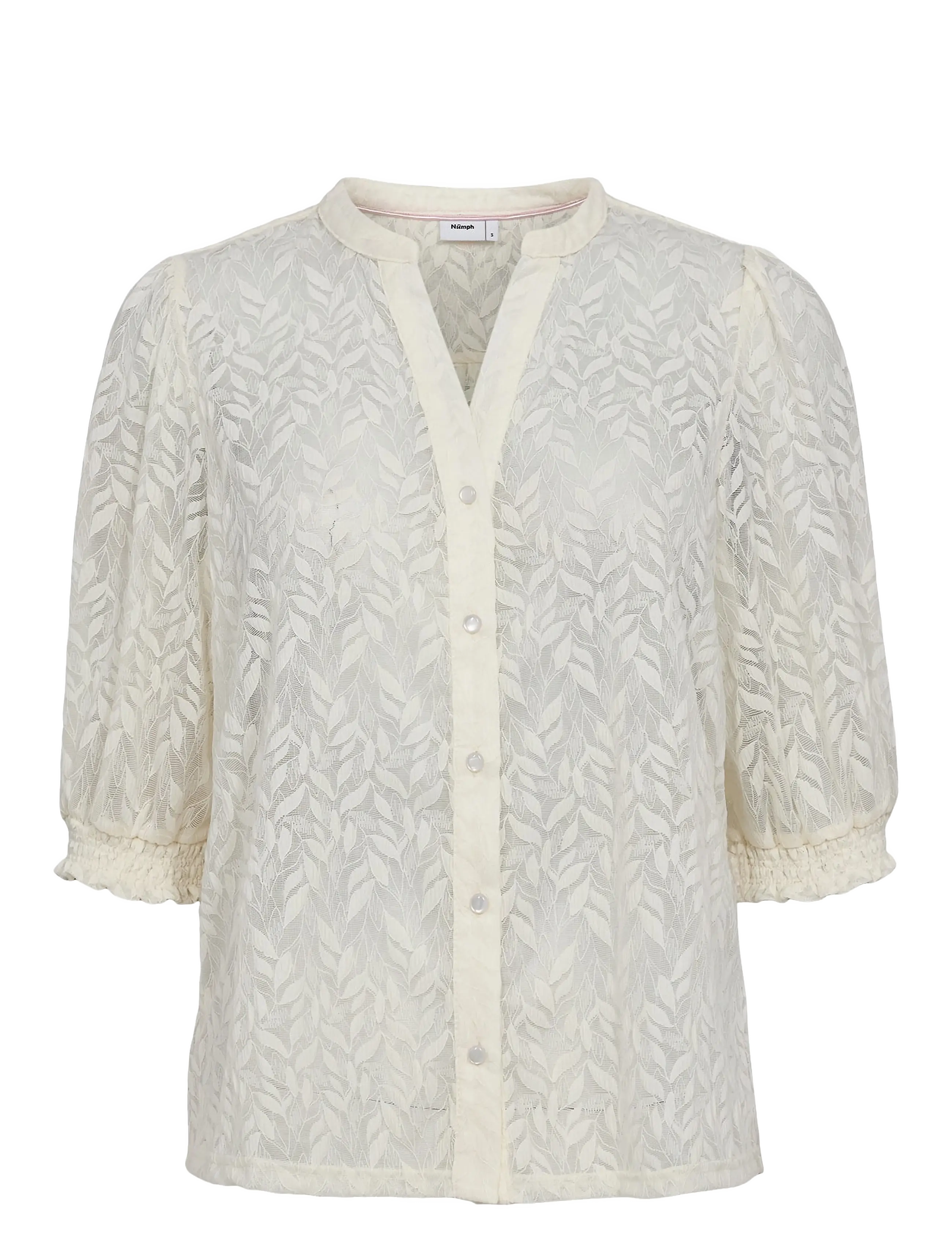 NÜMPH Nulevina Shirt Cream - XXL - Damen
