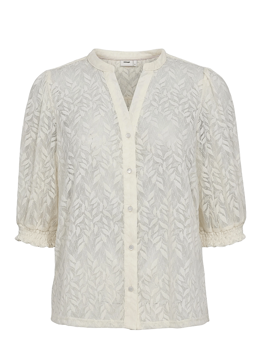 Nümph - NULEVINA SHIRT - kurzärmelige blusen - pristine - 1