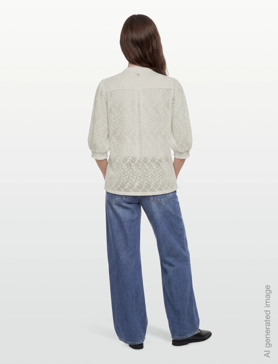 Nümph - NULEVINA SHIRT - kurzärmelige blusen - pristine - 4
