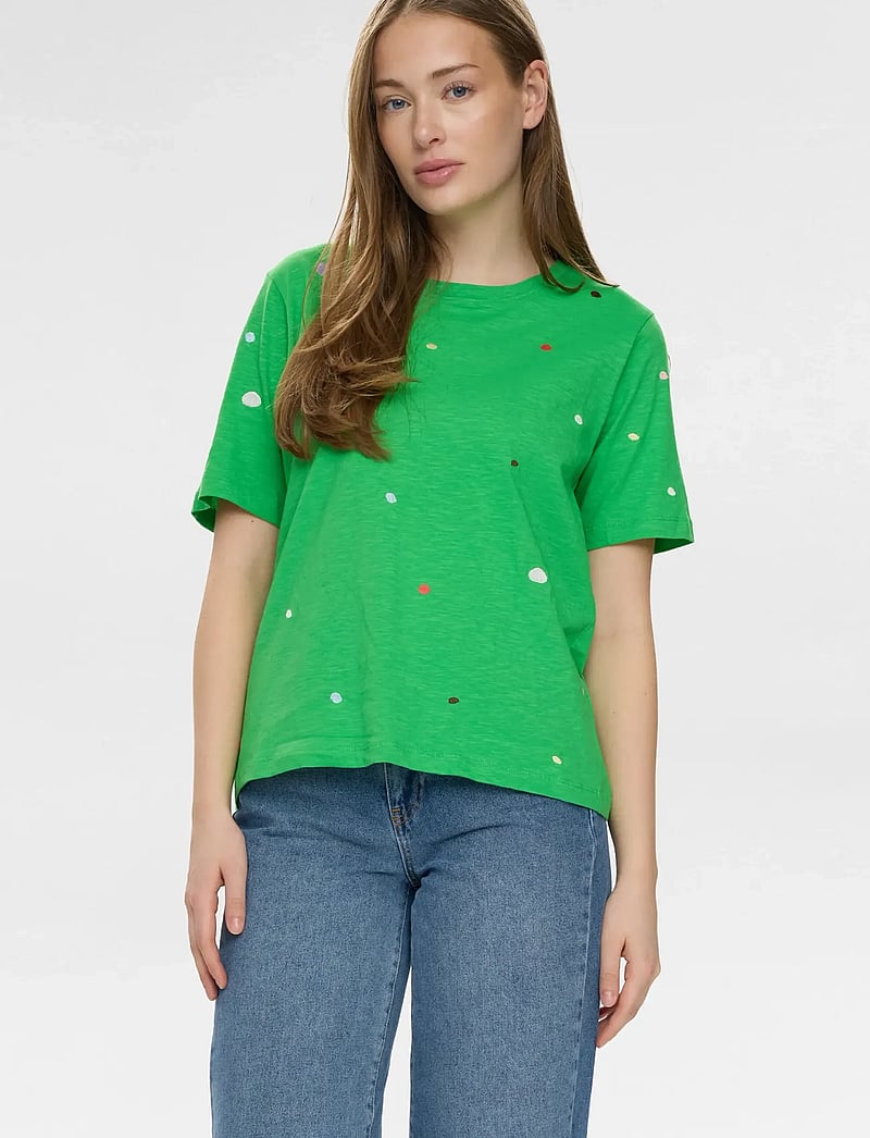 Nümph - NUDELORA T-SHIRT - GOTS - t-shirts - classic green - 3