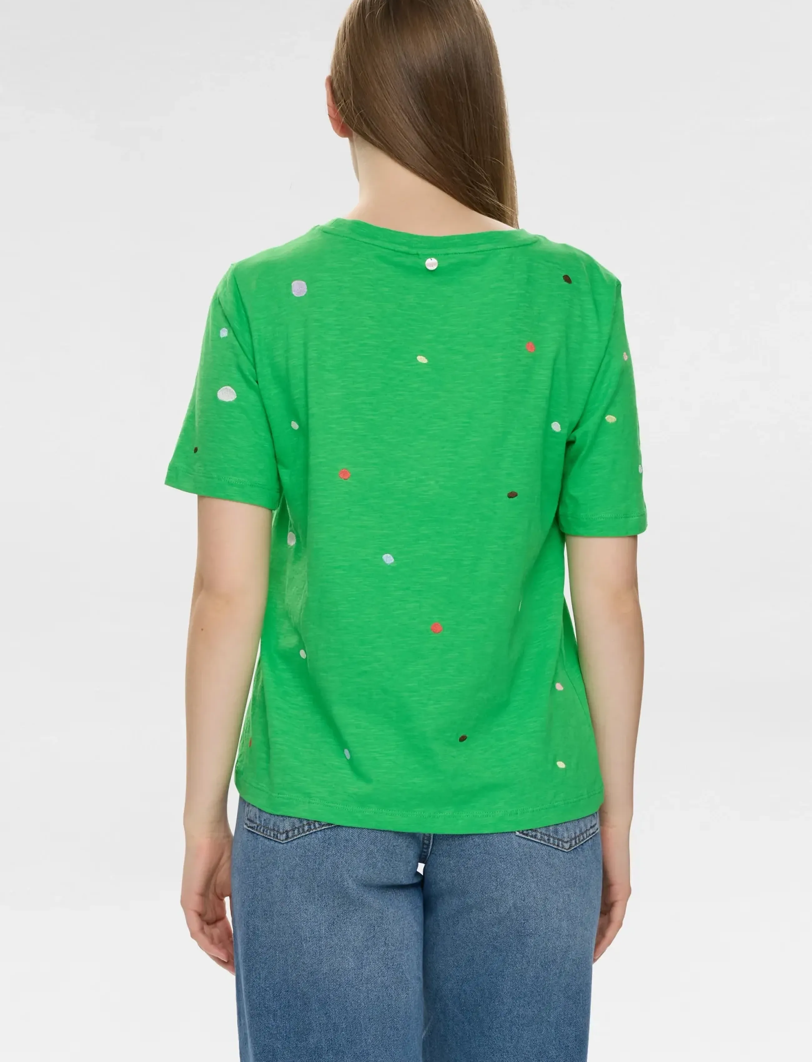 Nümph - NUDELORA T-SHIRT - GOTS - t-shirts - classic green - 4
