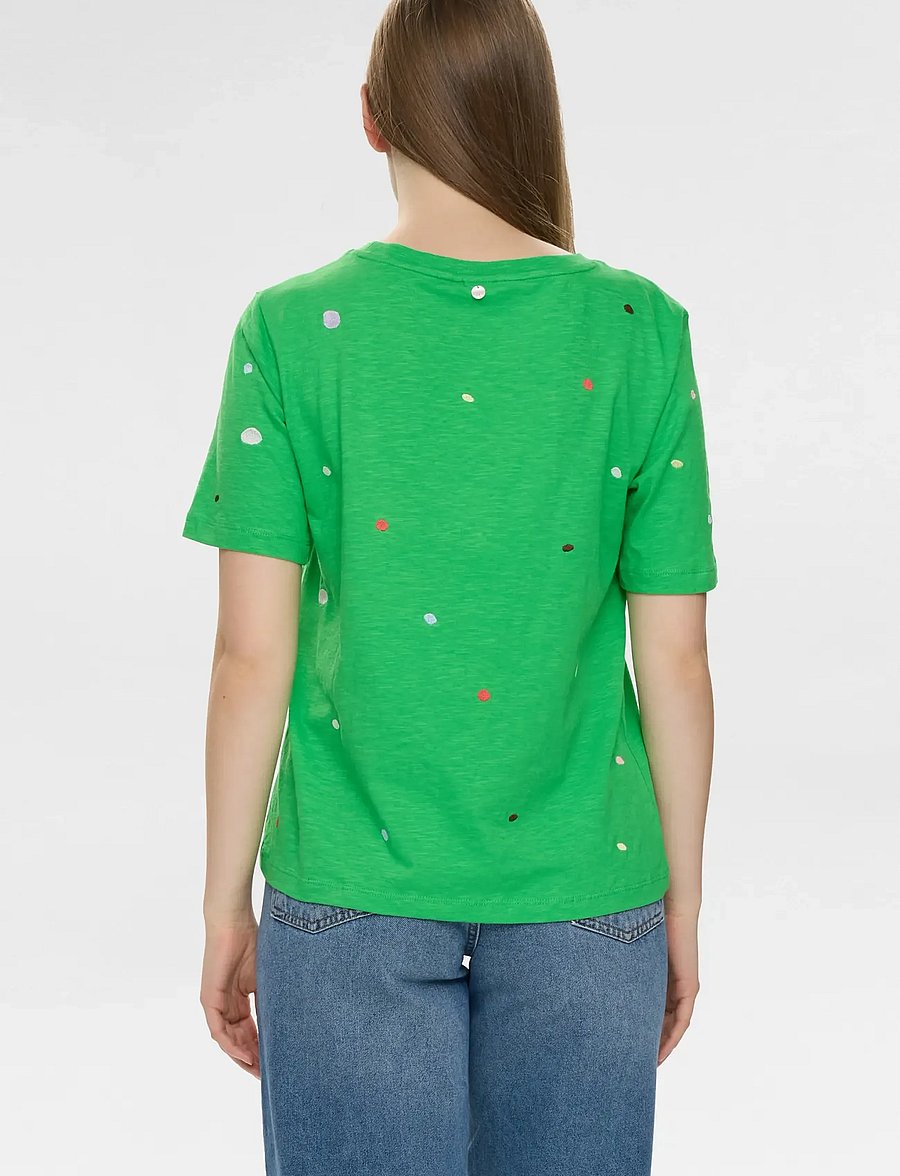 Nümph - NUDELORA T-SHIRT - GOTS - t-shirts - classic green - 4