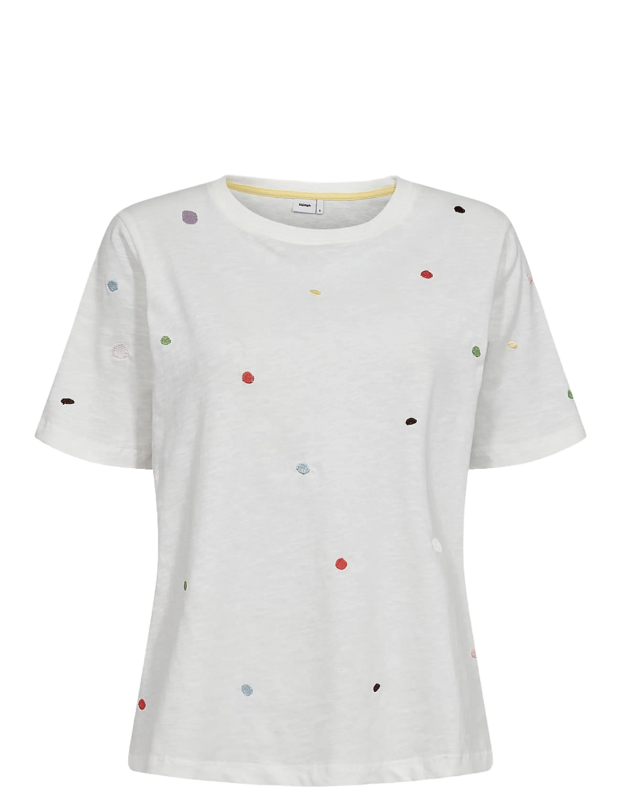 Nümph - NUDELORA T-SHIRT - GOTS - t-shirts - cloud dancer - 0