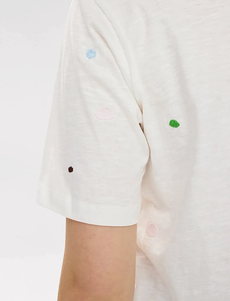 Nümph - NUDELORA T-SHIRT - GOTS - t-shirts - cloud dancer - 3