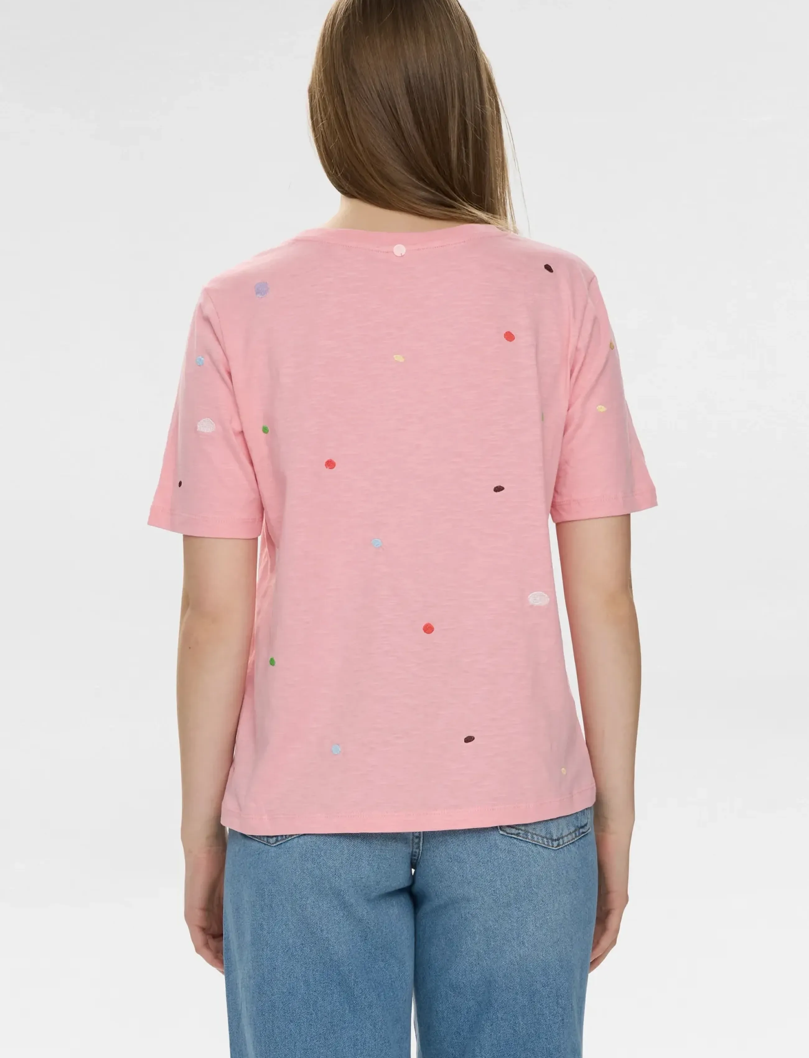 Nümph - NUDELORA T-SHIRT - GOTS - t-shirts - peony - 4