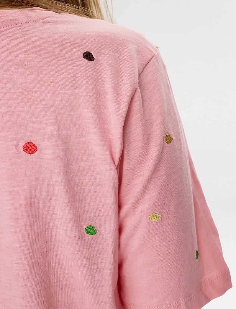 Nümph - NUDELORA T-SHIRT - GOTS - t-särgid - peony - 3