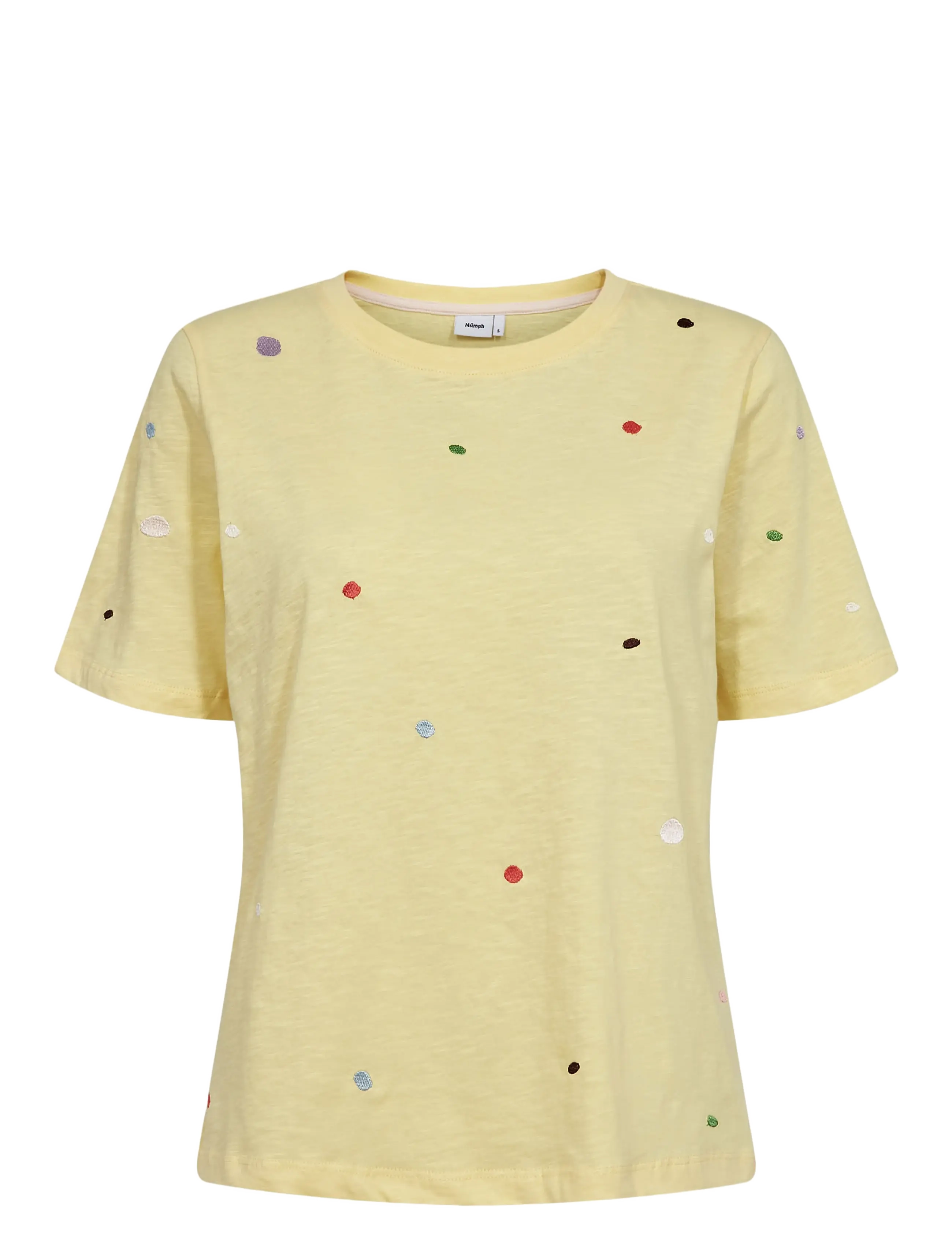 Nümph NUDELORA T-SHIRT - GOTS - Fashion Trends - POPCORN / yellow