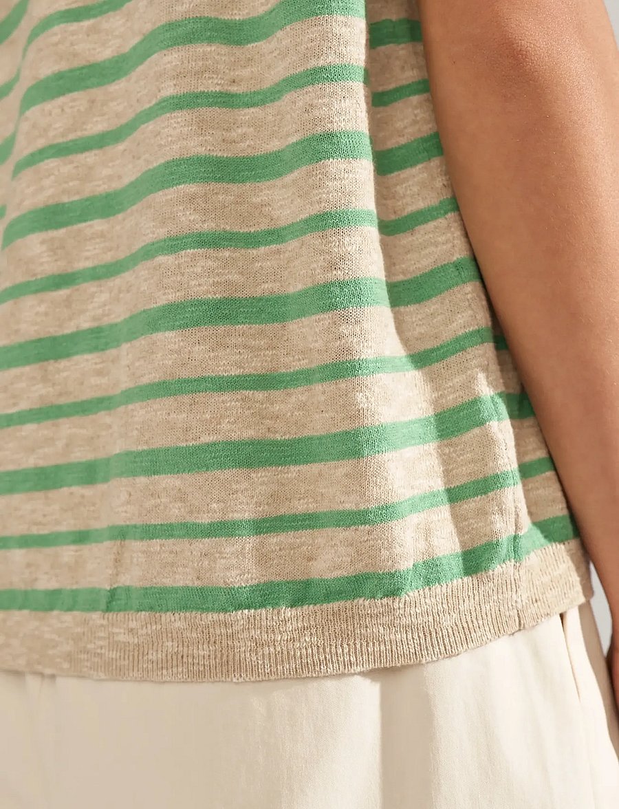 Nümph - NUKIKI BOATNECK PULLOVER - t-shirts - absinthe green - 5