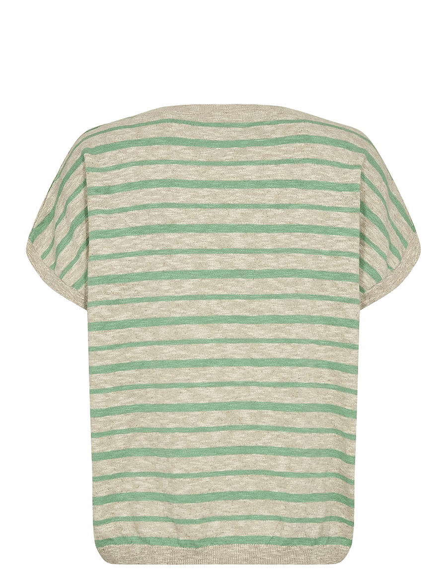 Nümph - NUKIKI BOATNECK PULLOVER - t-shirts - absinthe green - 2