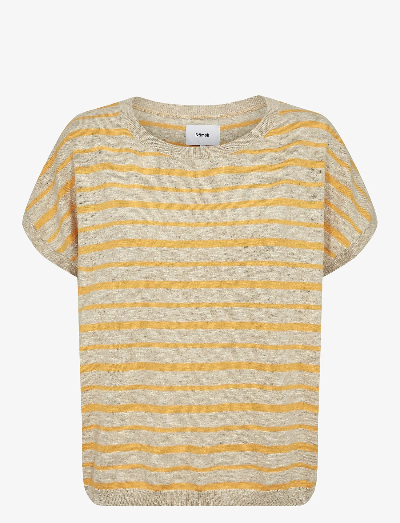 Nümph - NUKIKI BOATNECK PULLOVER - t-shirts - marigold - 1