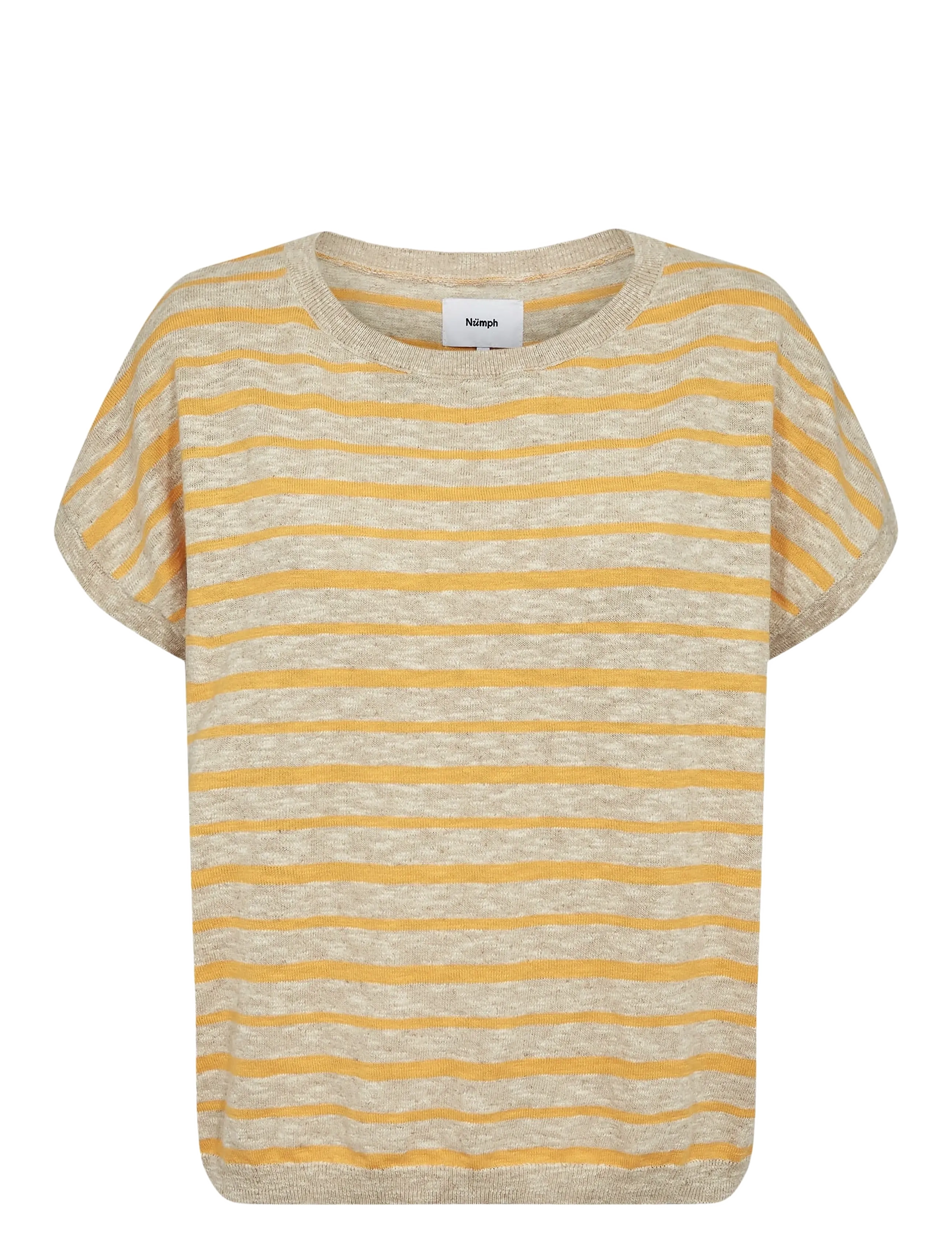 Nümph NUKIKI BOATNECK PULLOVER - Kläder - MARIGOLD / yellow