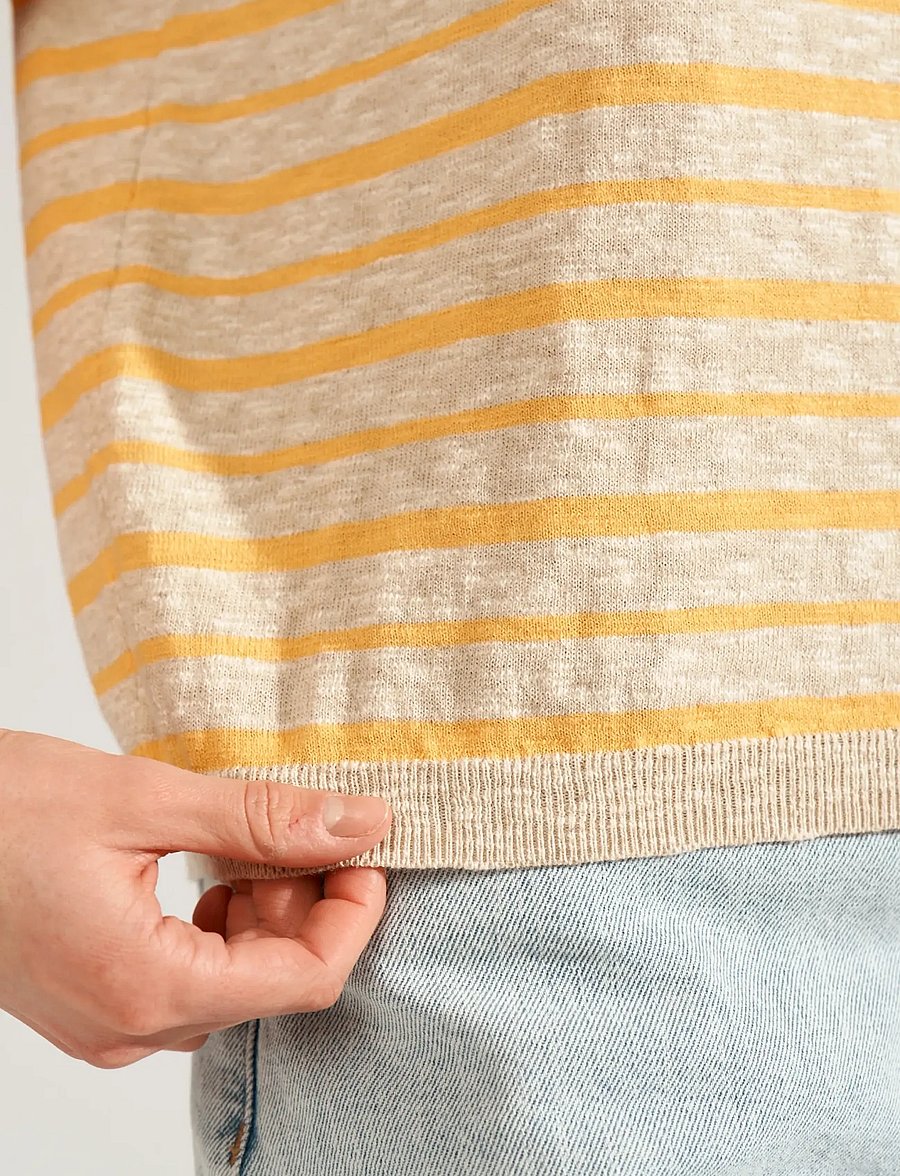 Nümph - NUKIKI BOATNECK PULLOVER - t-shirts - marigold - 5