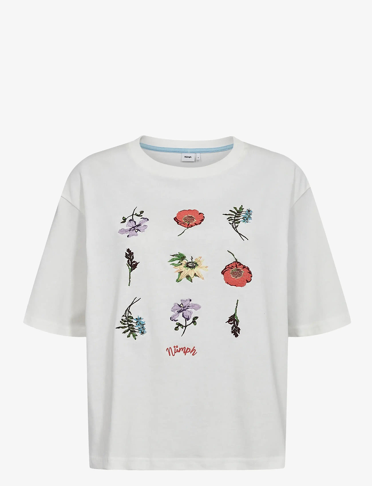 Nümph - NUBELISA BOXY TEE - t-shirts - cloud dancer - 1