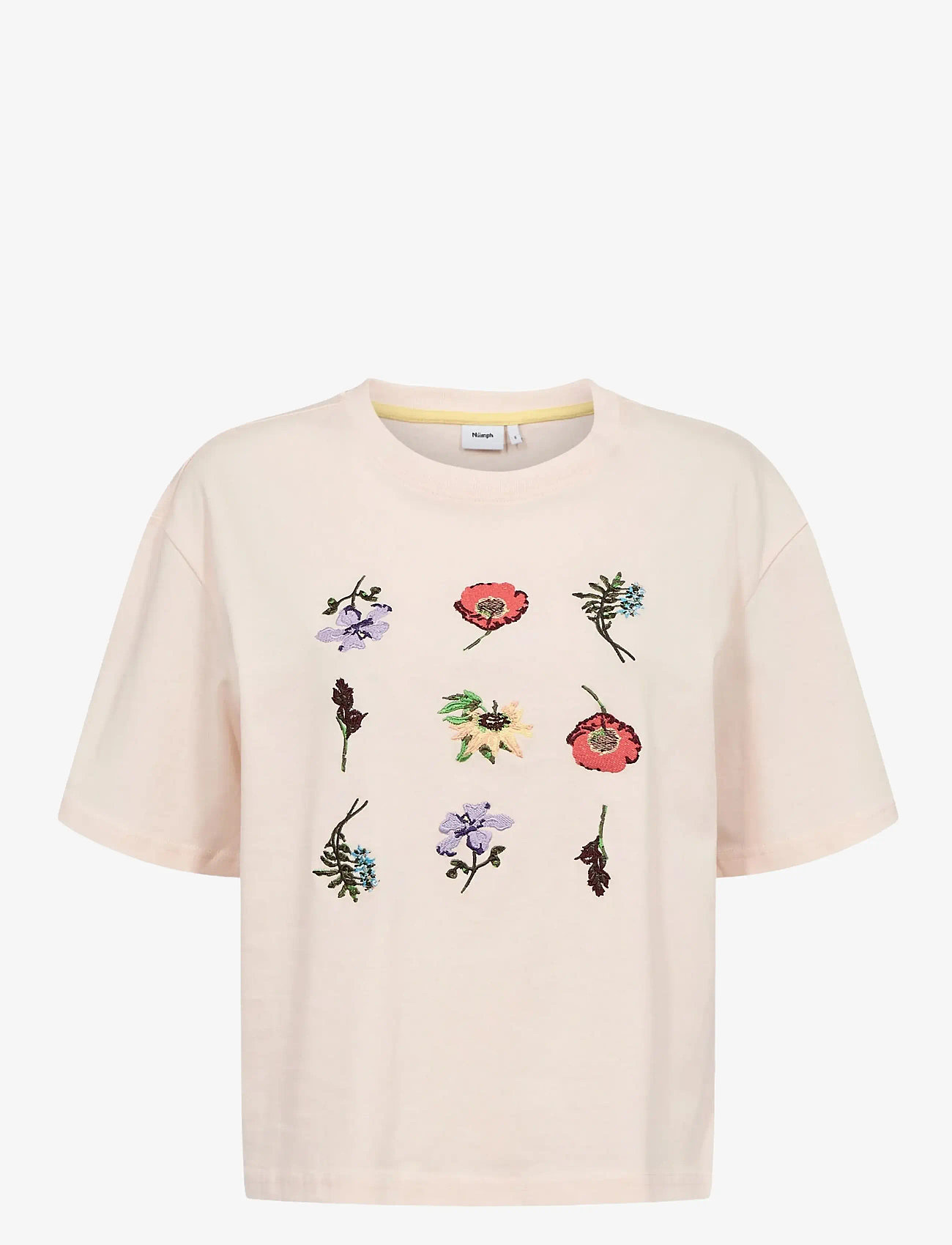 Nümph - NUBELISA BOXY TEE - t-shirts - mangano calcite - 0