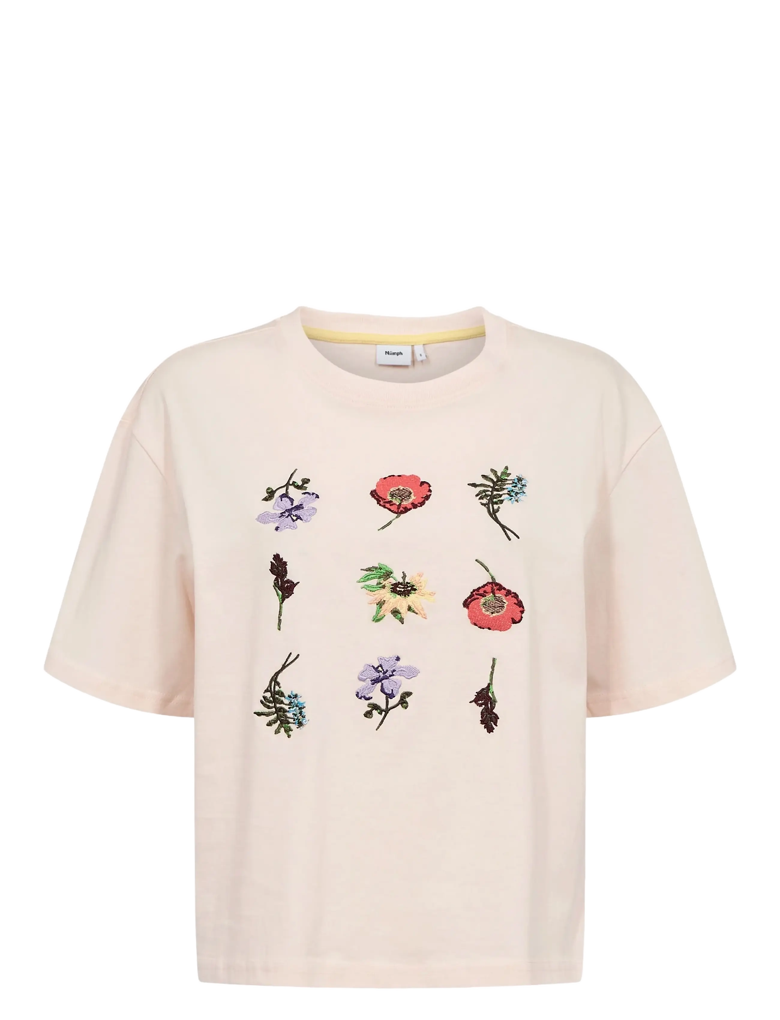 Nümph NUBELISA BOXY TEE - Nümph - MANGANO CALCITE / cream