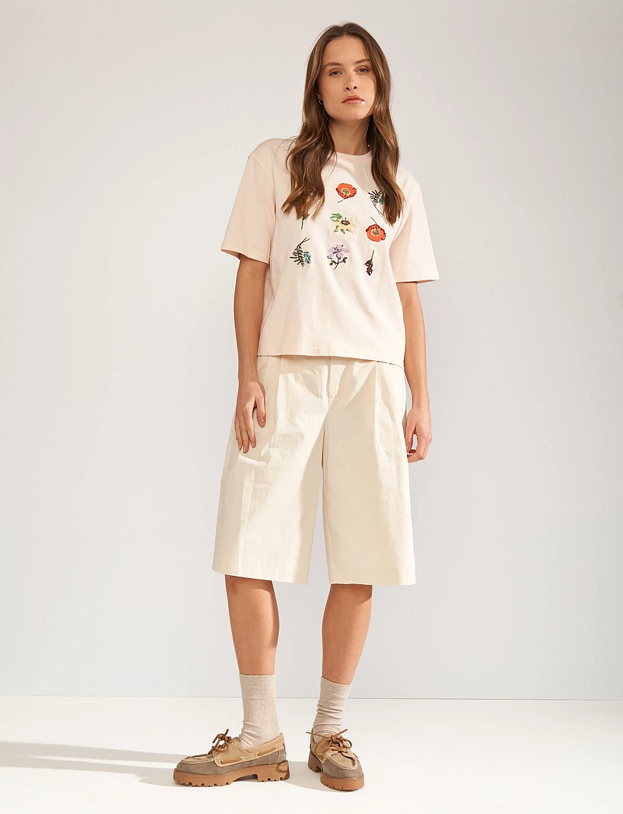 Nümph - NUBELISA BOXY TEE - t-shirts - mangano calcite - 3