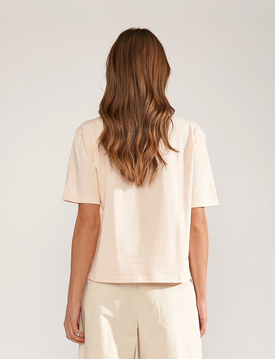 Nümph - NUBELISA BOXY TEE - t-shirts - mangano calcite - 4