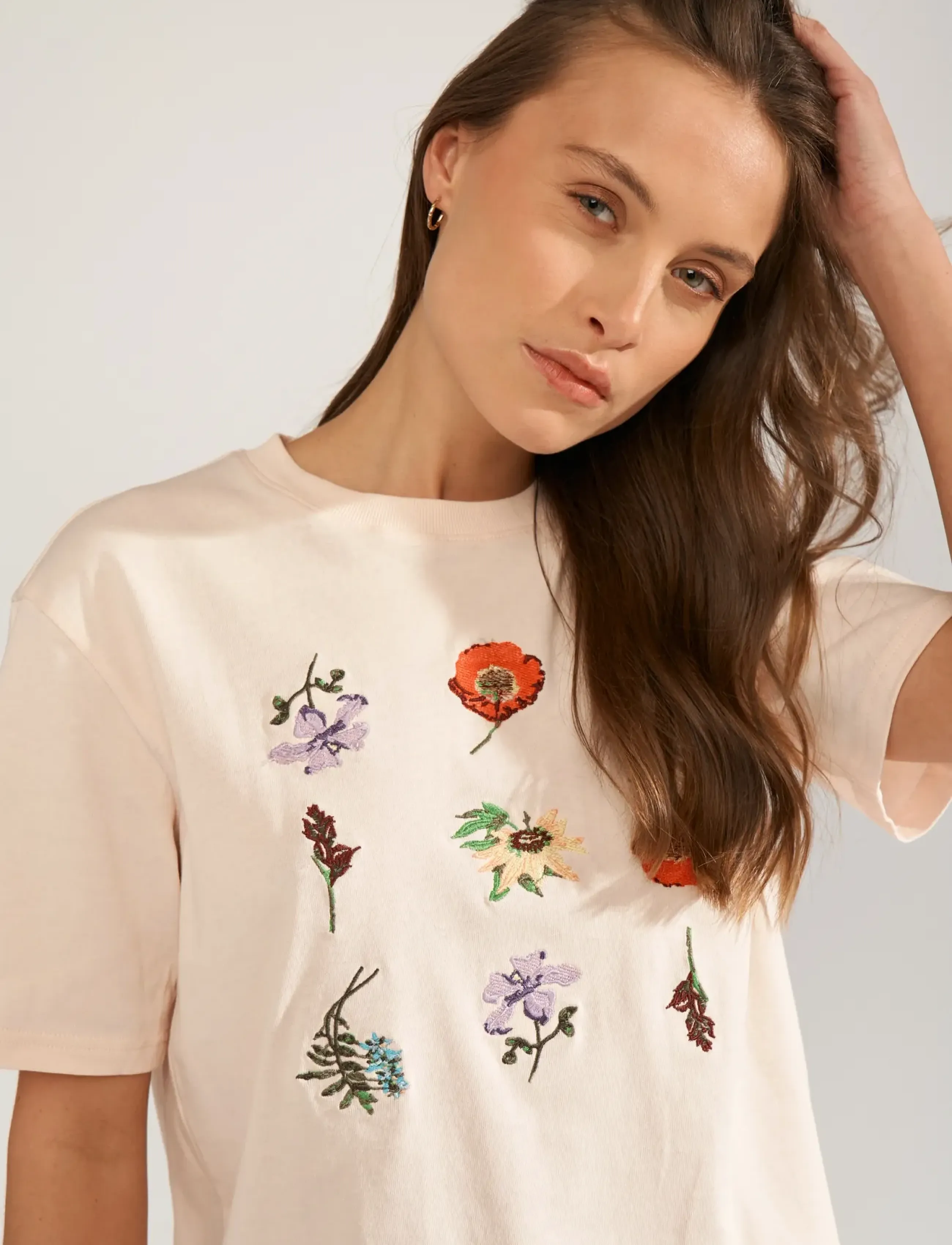 Nümph - NUBELISA BOXY TEE - t-shirts - mangano calcite - 2