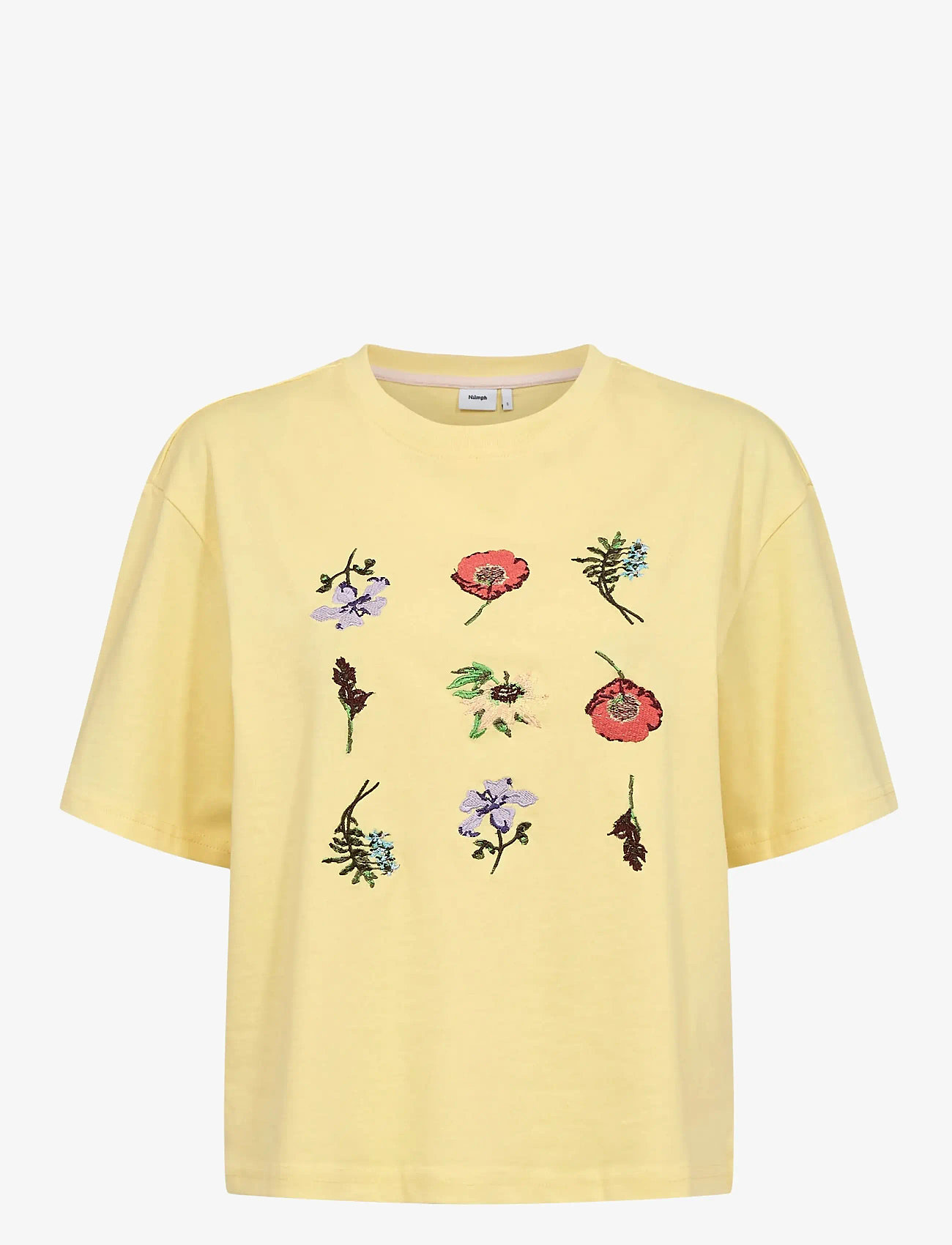 Nümph - NUBELISA BOXY TEE - t-särgid - popcorn - 0