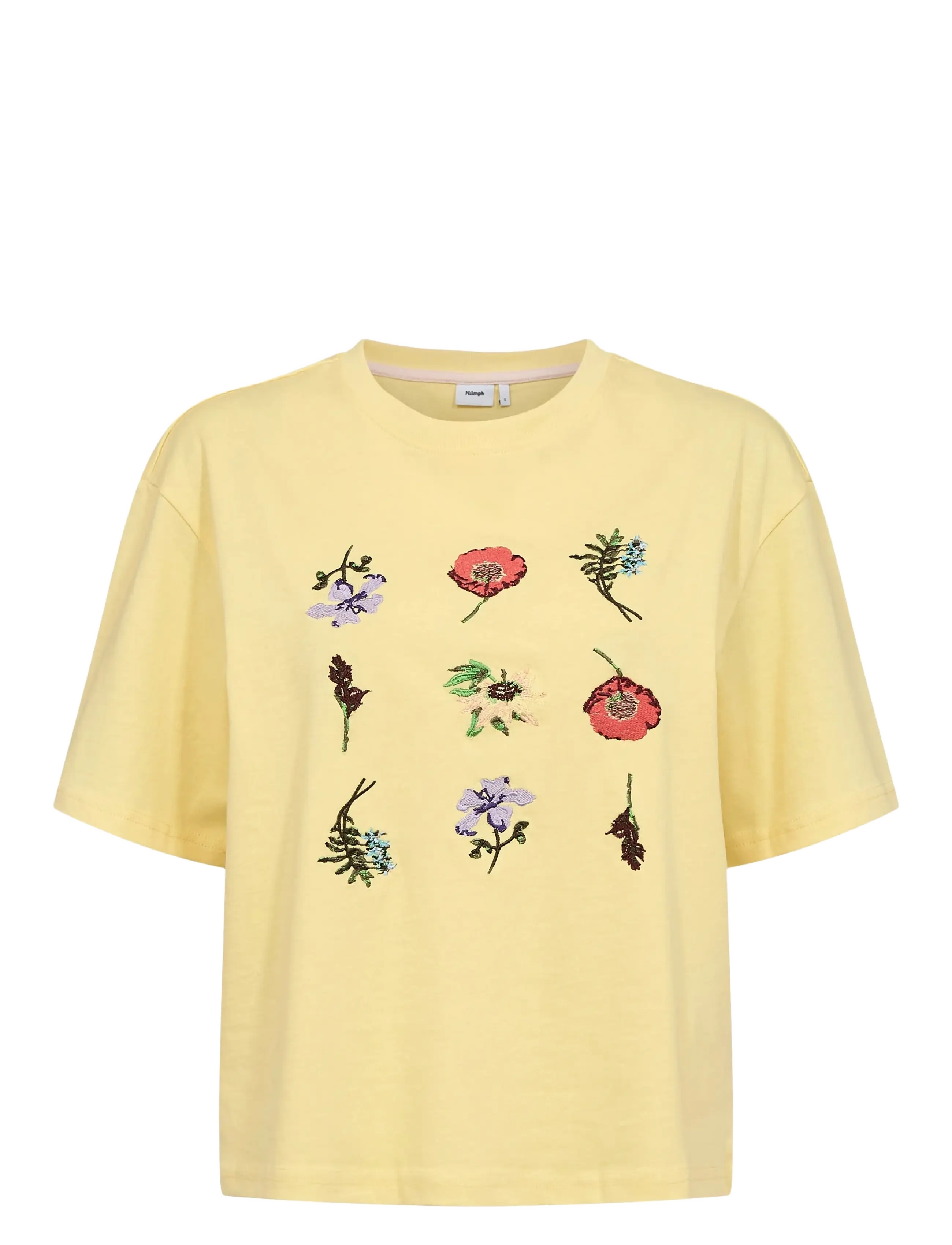 Nümph NUBELISA BOXY TEE - T-shirts & Toppe - POPCORN / yellow