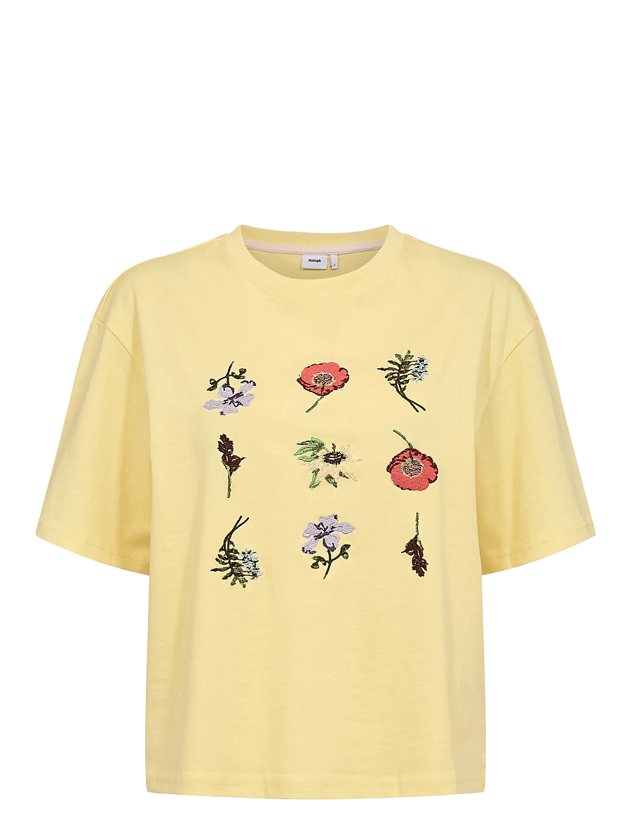 Nümph - NUBELISA BOXY TEE - t-shirts - popcorn - 1