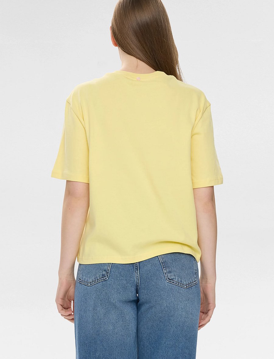 Nümph - NUBELISA BOXY TEE - t-shirts - popcorn - 4