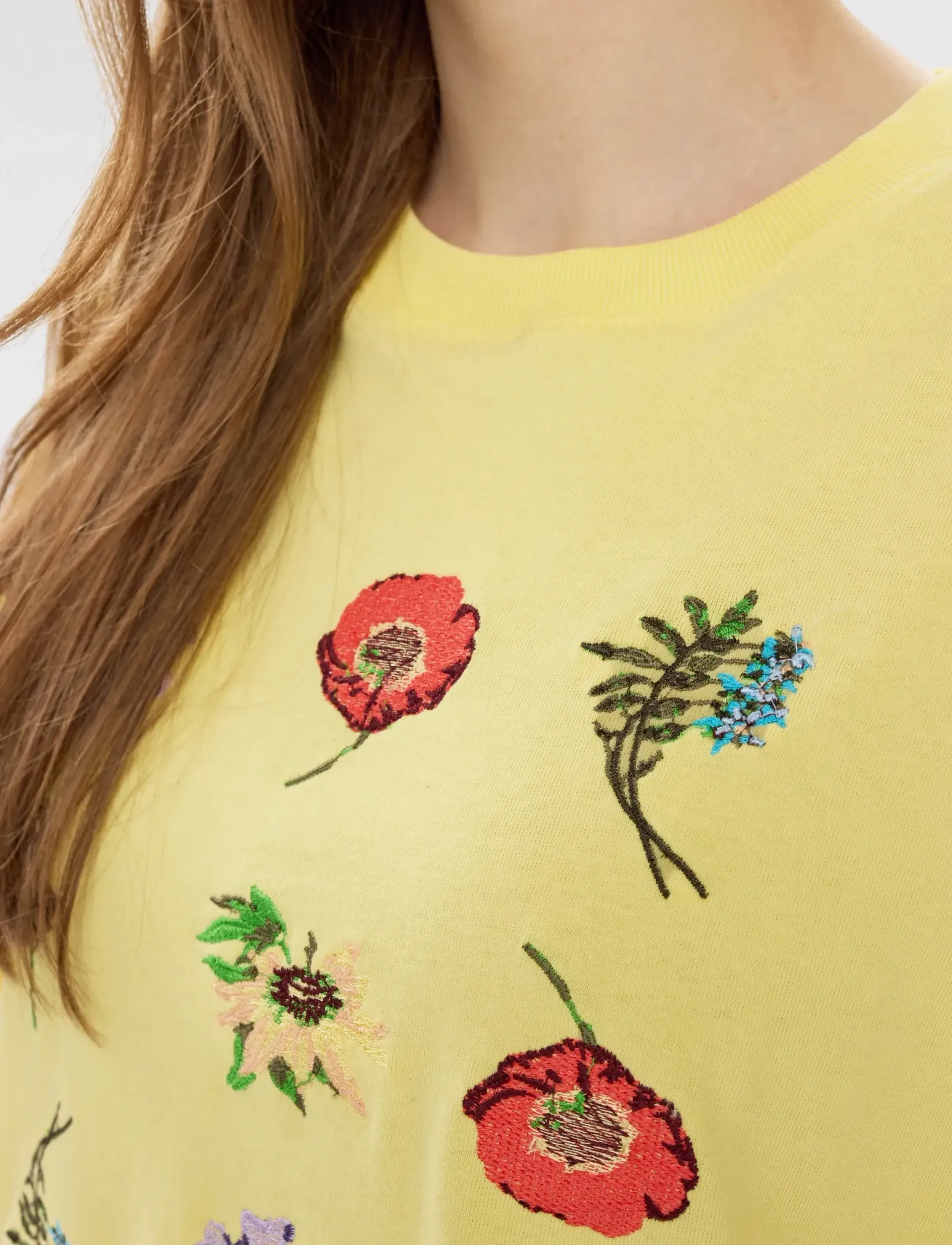 Nümph - NUBELISA BOXY TEE - t-krekli - popcorn - 4
