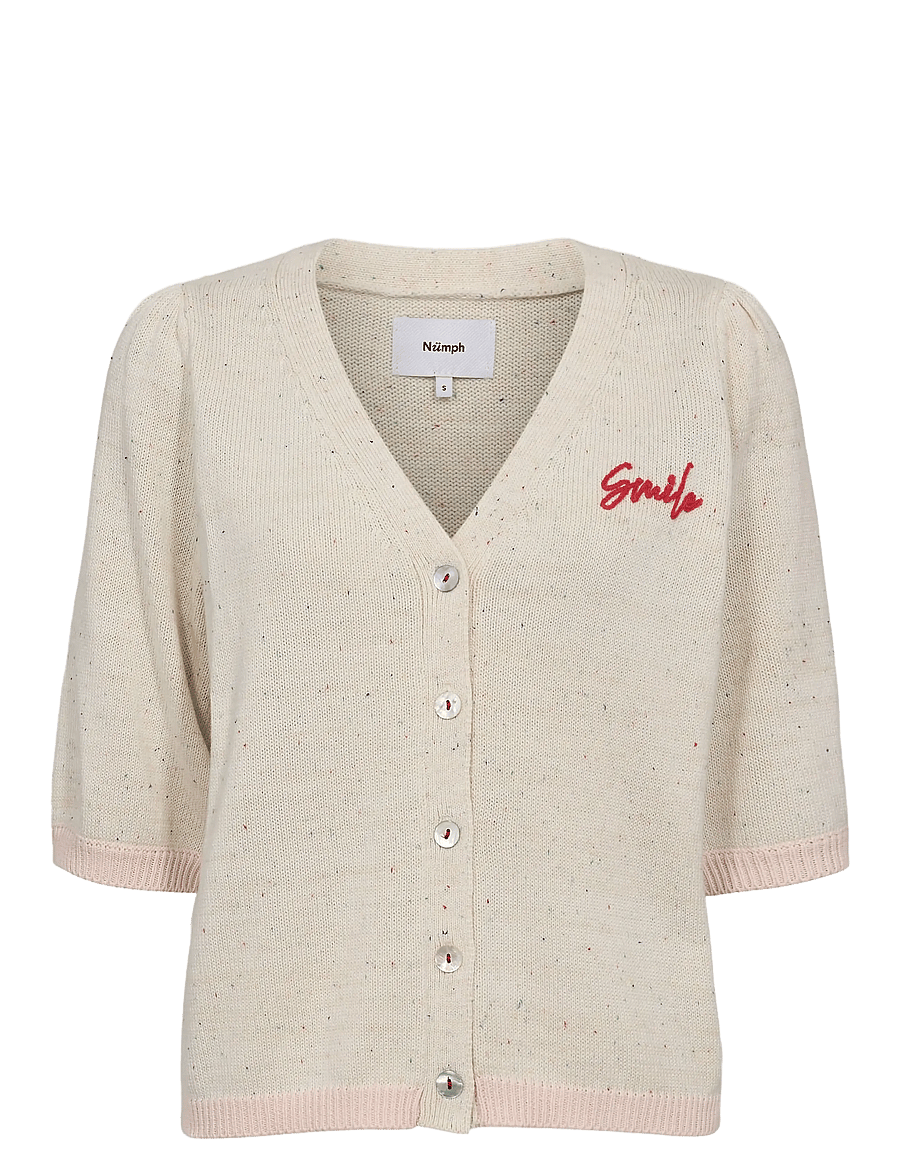 Nümph - NUHAPPY CARDIGAN - strickjacken - pristine - 1