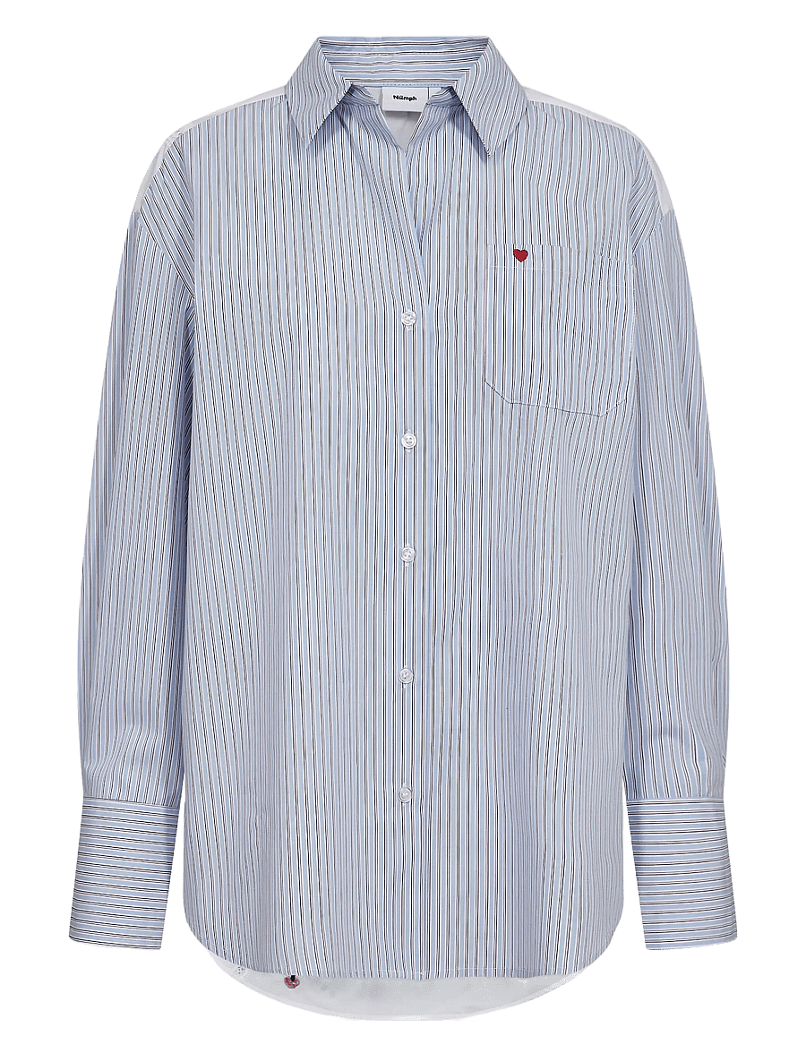 Nümph - NUSAMMIE SHIRT - langærmede skjorter - airy blue - 1