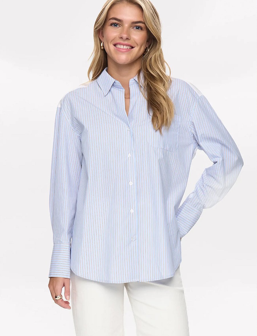 Nümph - NUSAMMIE SHIRT - langærmede skjorter - airy blue - 0